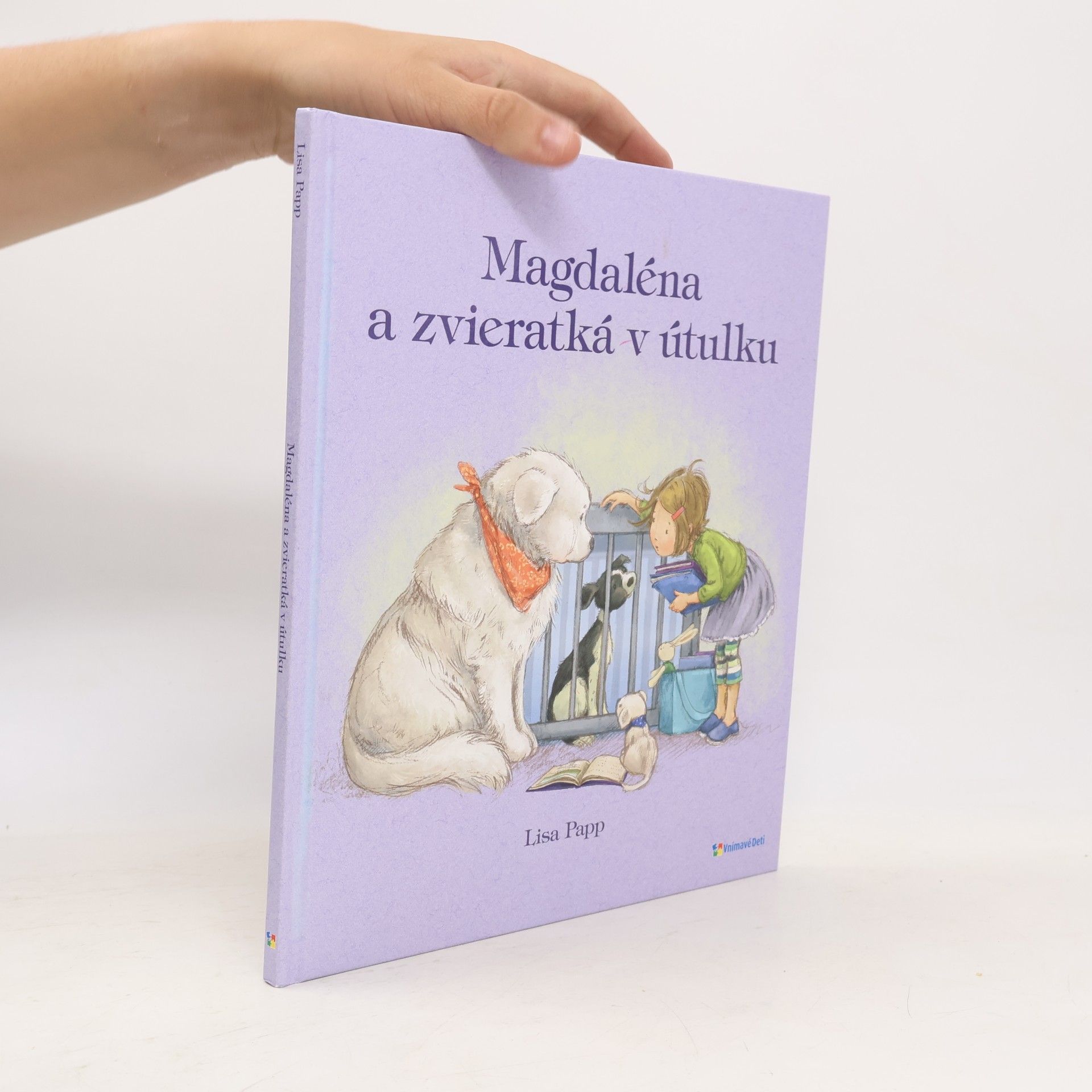 Lisa Papp Magdaléna a zvieratká v útulku
