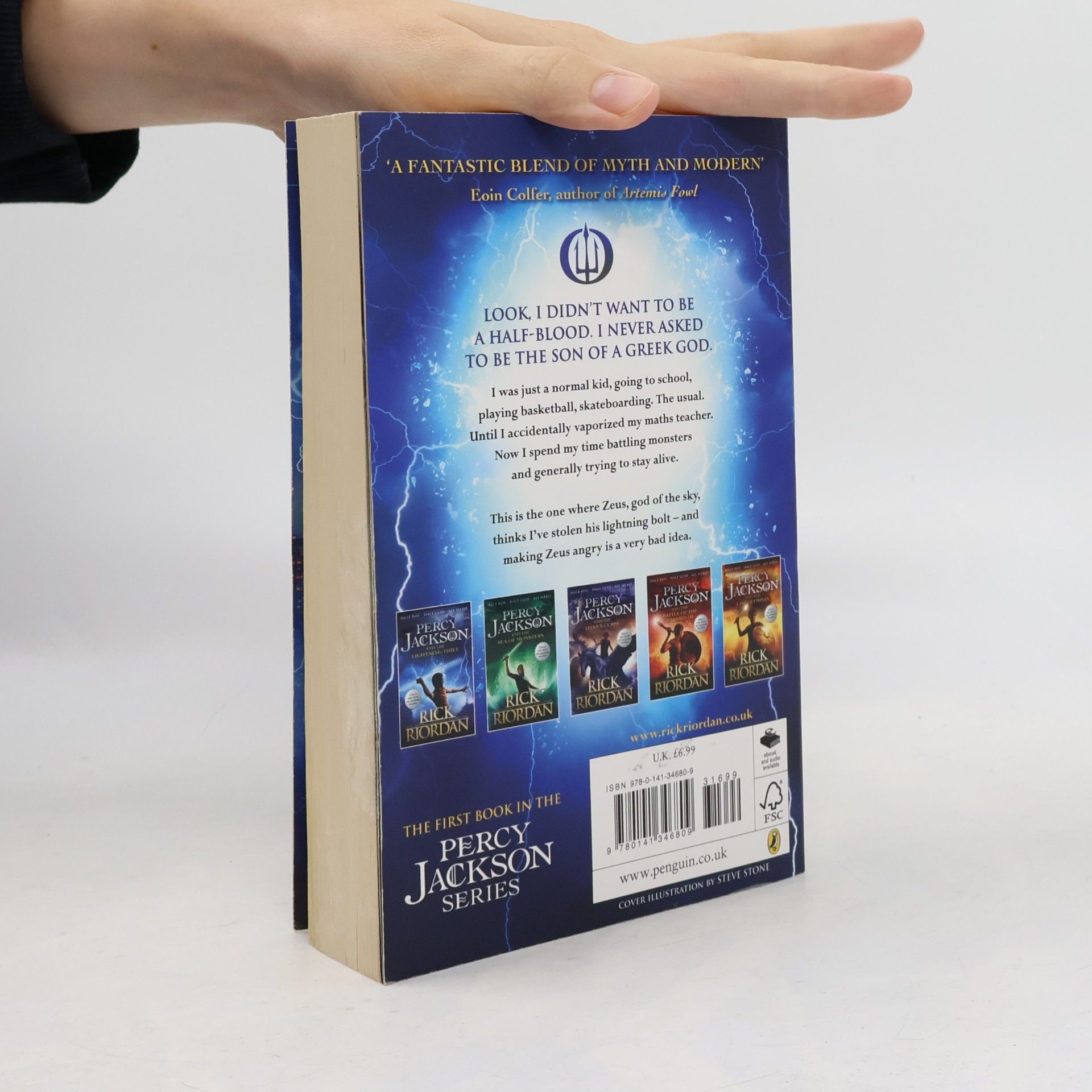 Rick Riordan Percy Jackson and the lightning thief