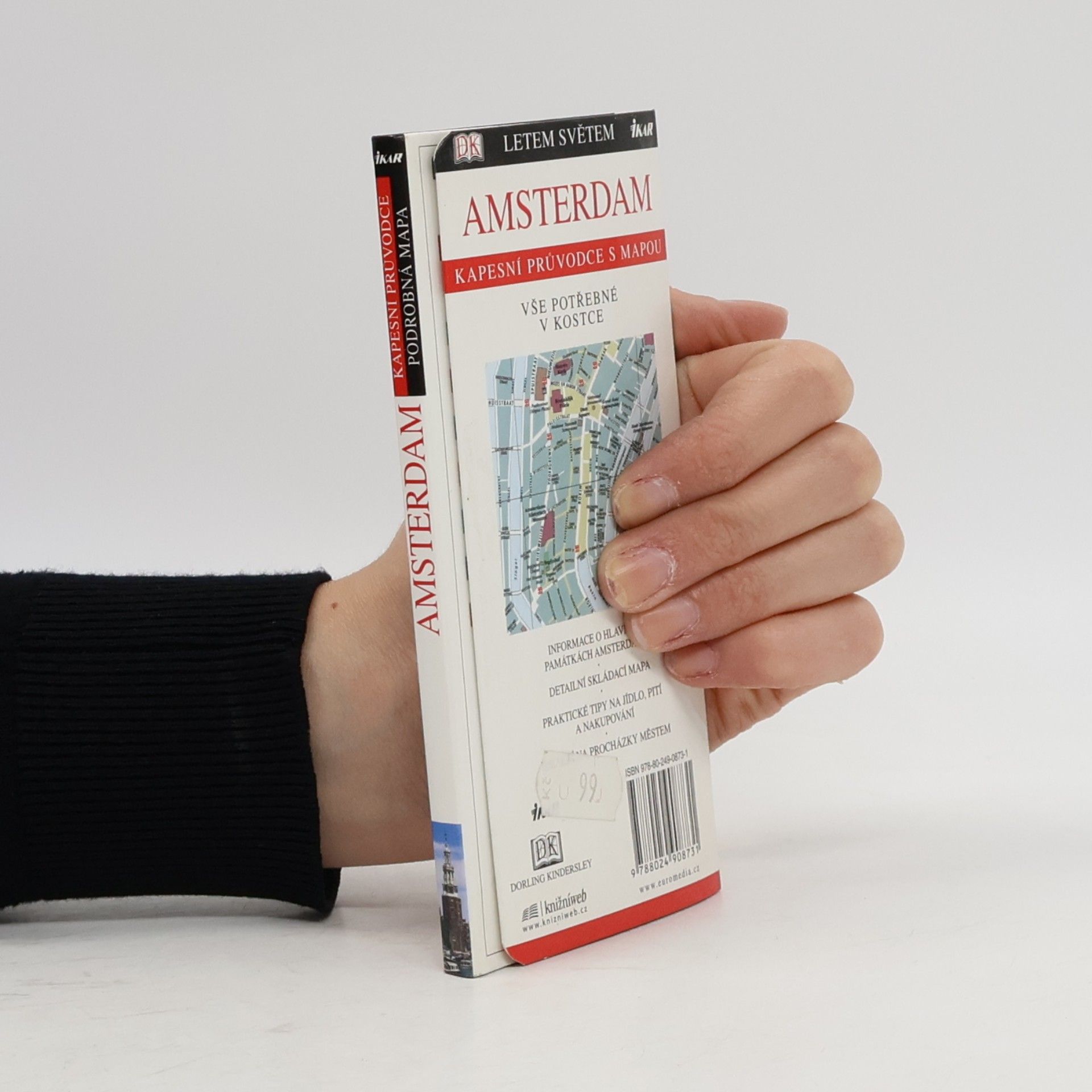 nezn. Amsterdam: Kapesní průvodce s mapou