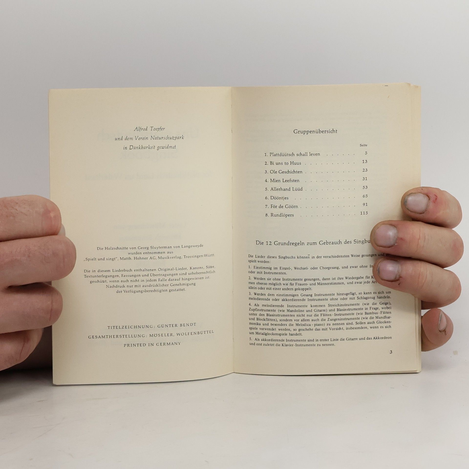 Autorenkollektiv Uns plattdüütsch Singbook