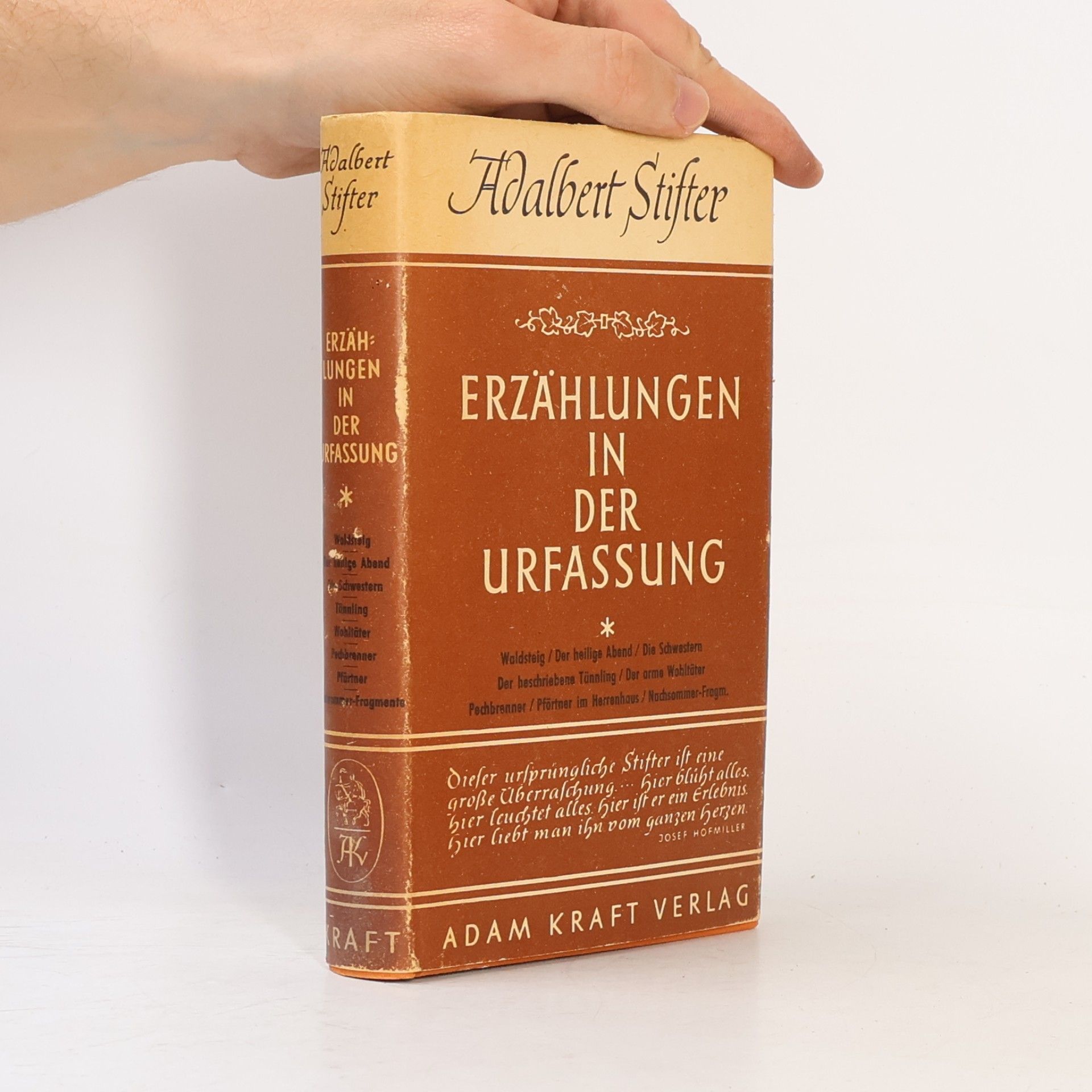 Albert Stifter  Erzählungen in der Urfassung