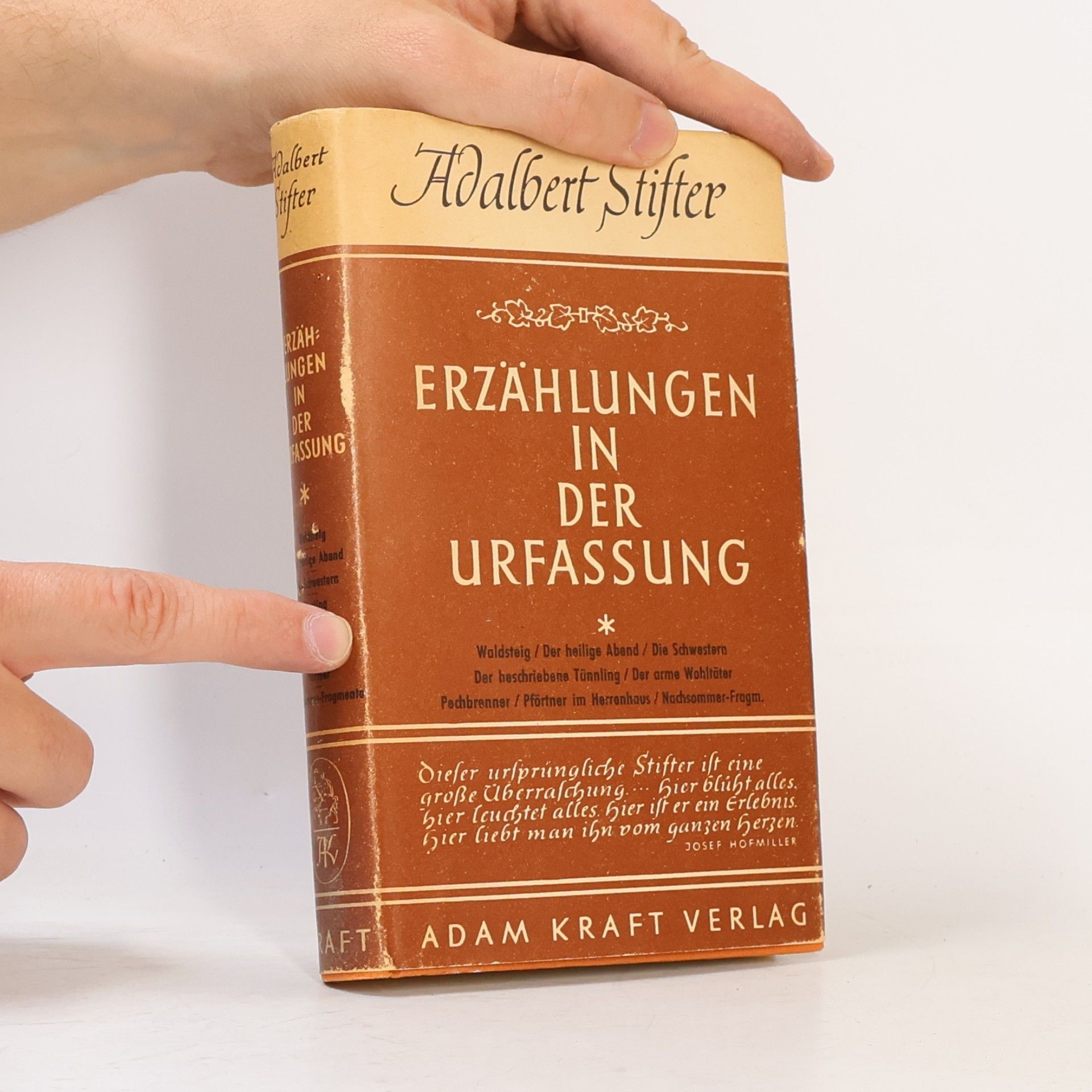 Albert Stifter  Erzählungen in der Urfassung