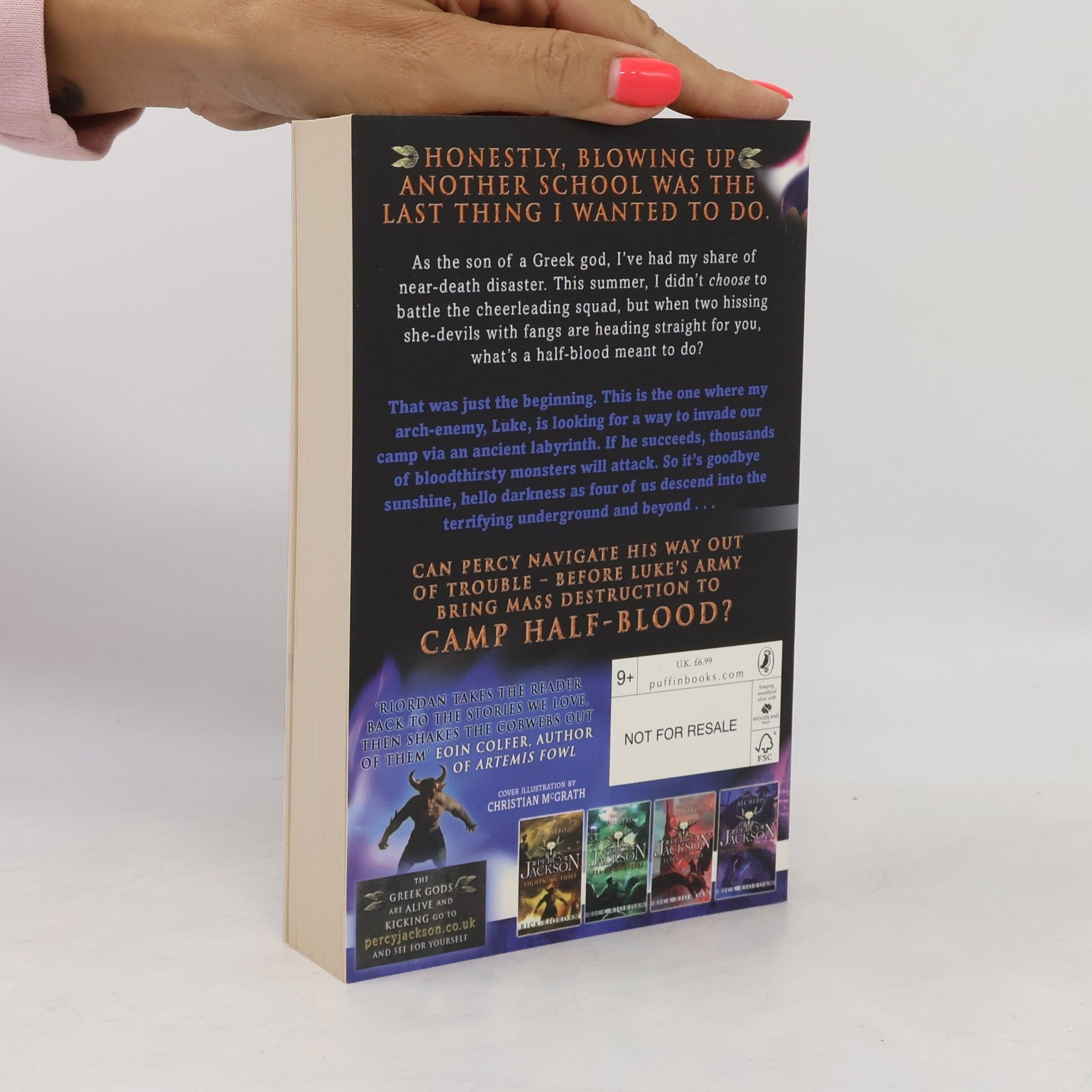 Rick Riordan Percy Jackson and the battle of the labyrinth