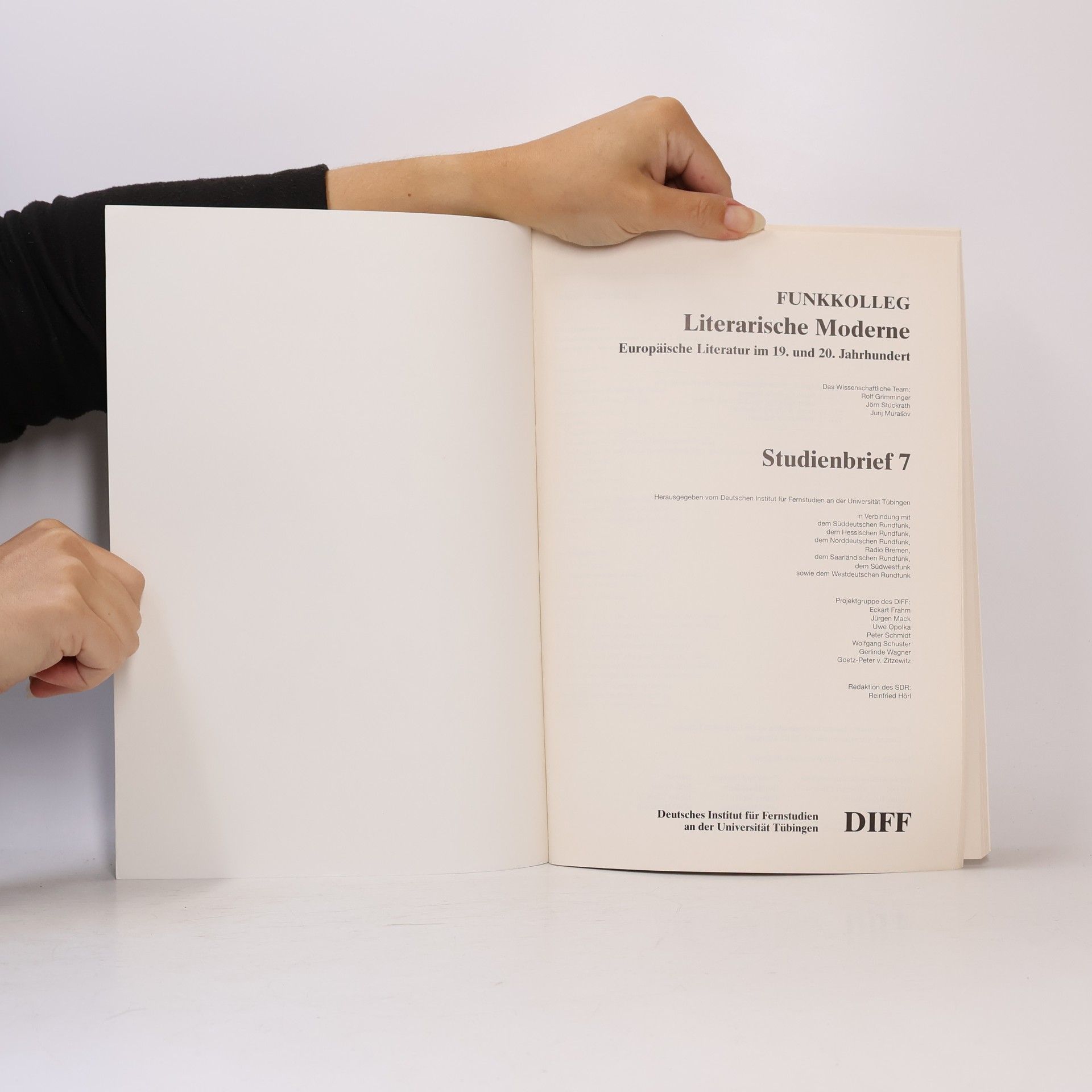 Autorenkollektiv Funkkolleg Literarische Moderne. Studienbrief 7