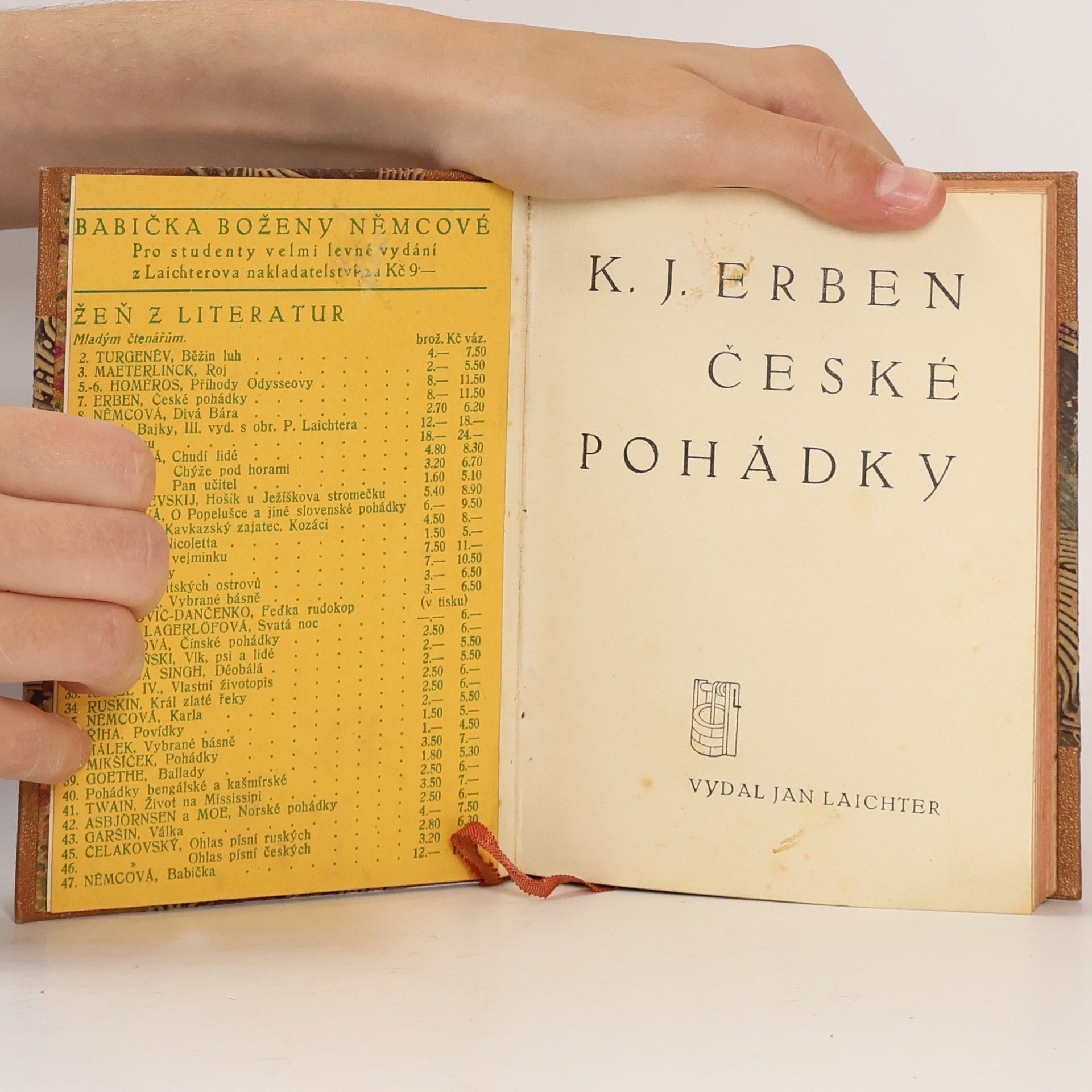 Karel Jaromír Erben České pohádky
