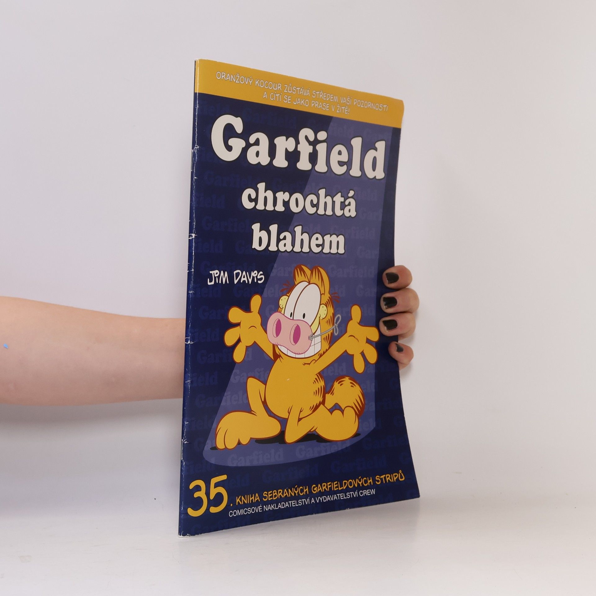 Jim Davis Garfield chrochtá blahem