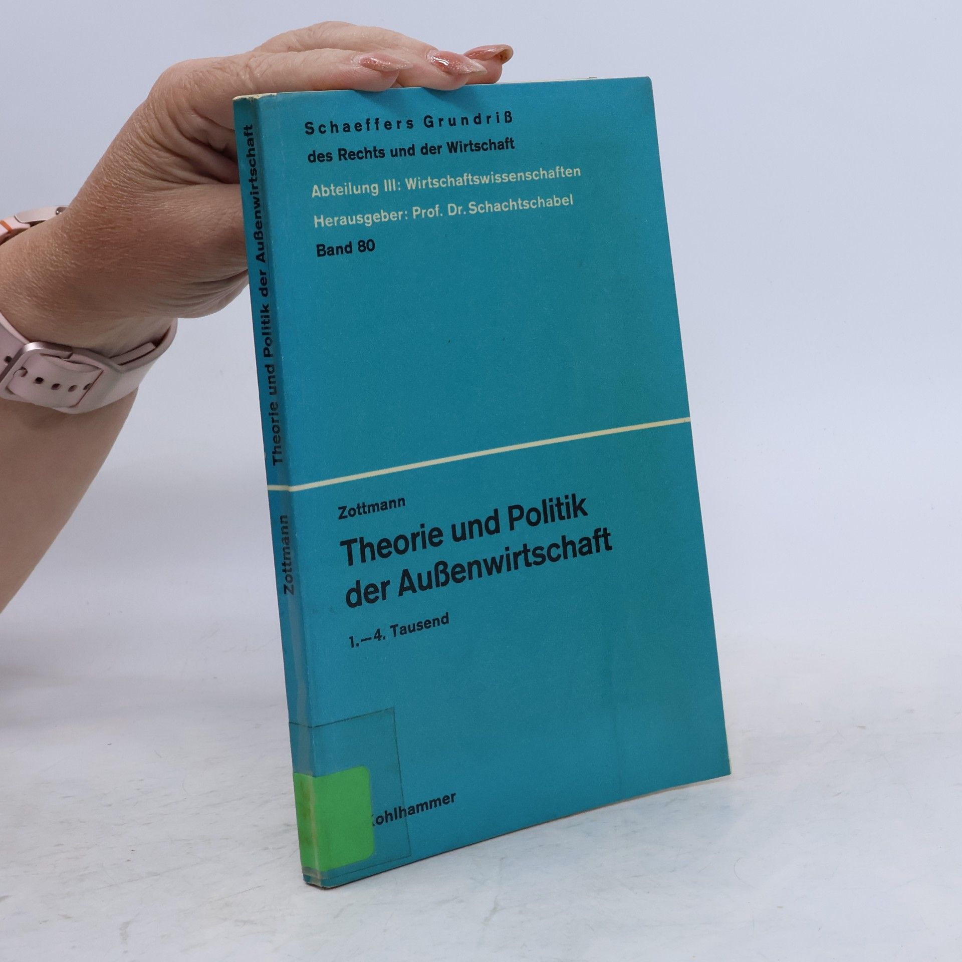 Autorenkollektiv Theorie und Politik der Außenwirtschaft