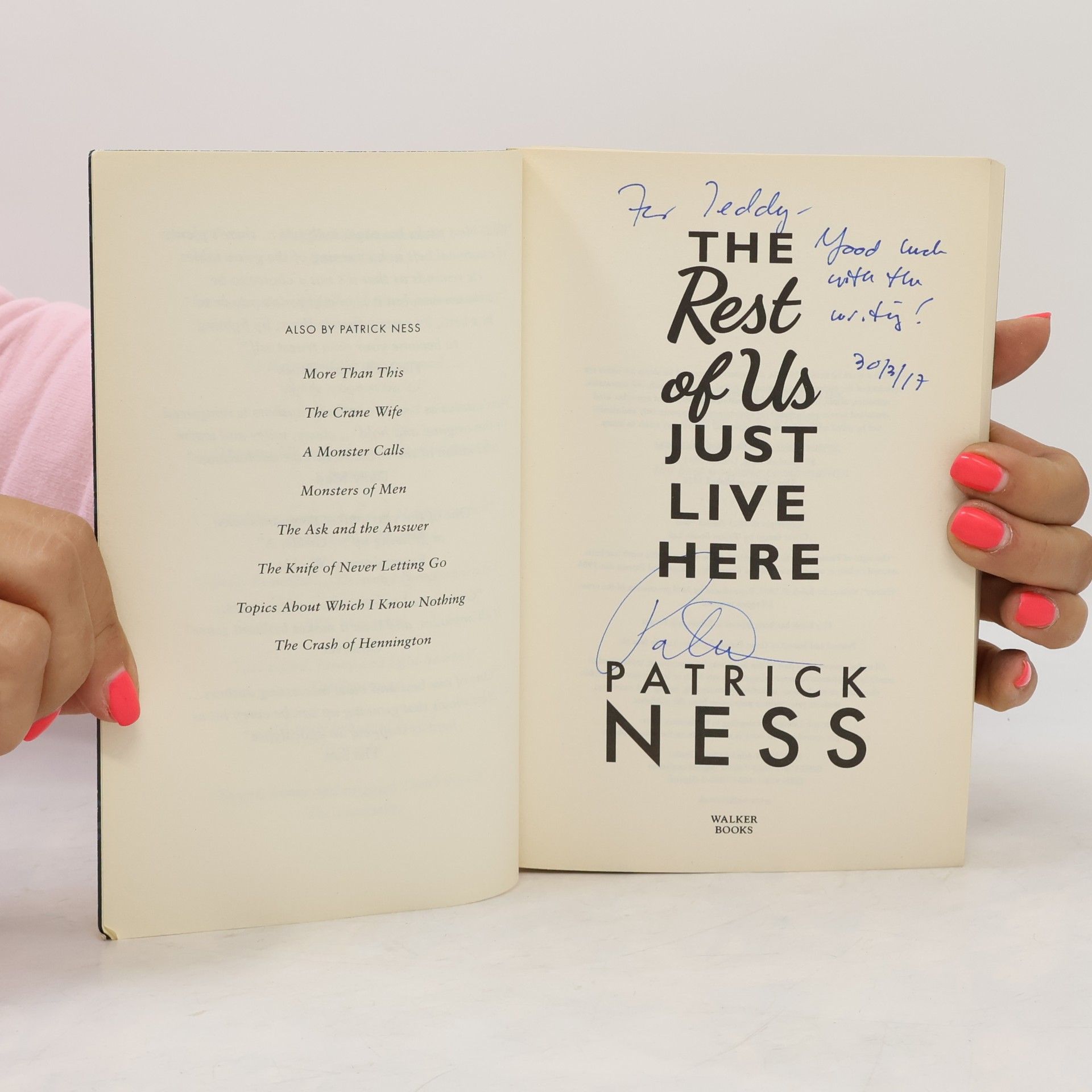 Patrick Ness The rest of us just live here