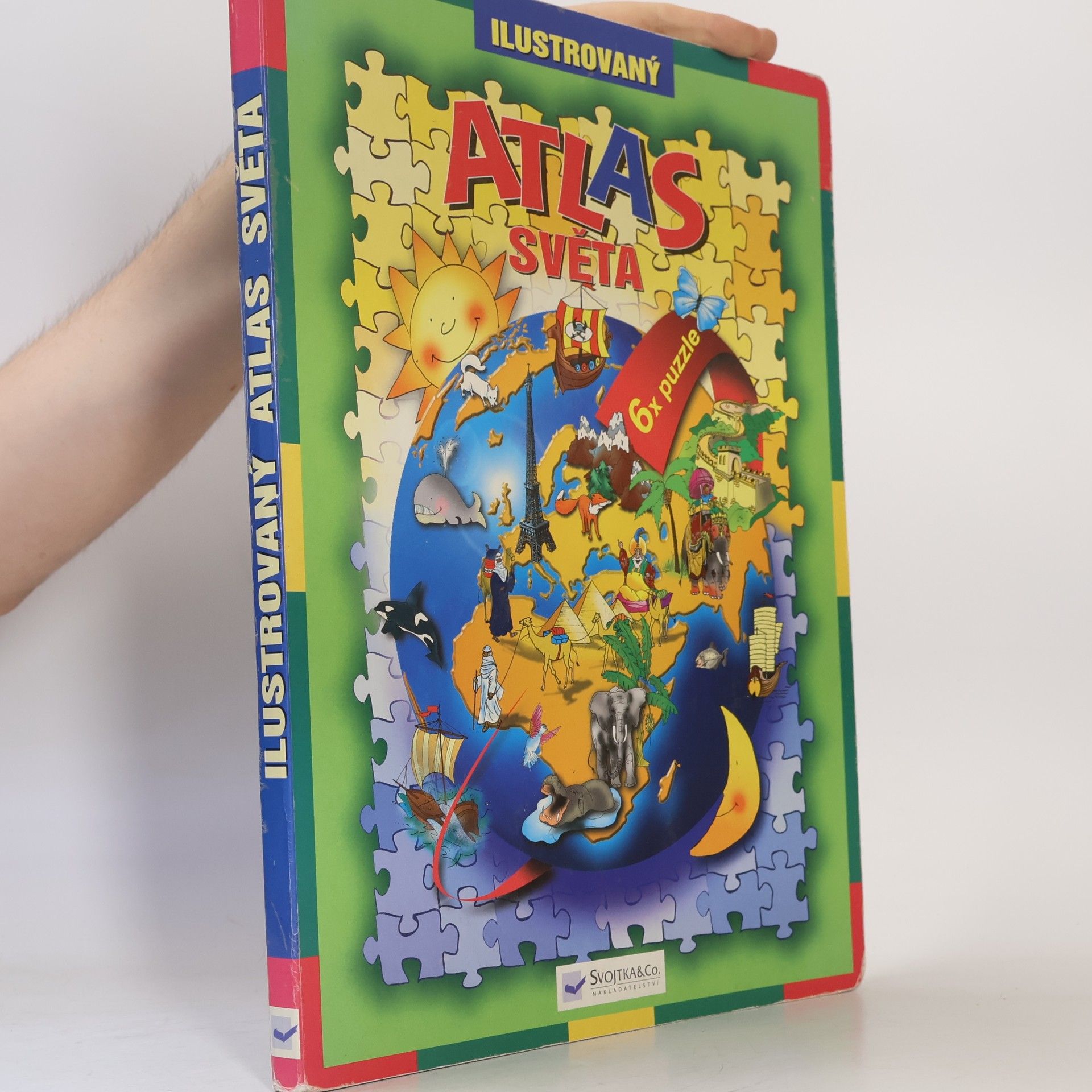 AA.VV. Ilustrovaný atlas světa. 6 x puzzle