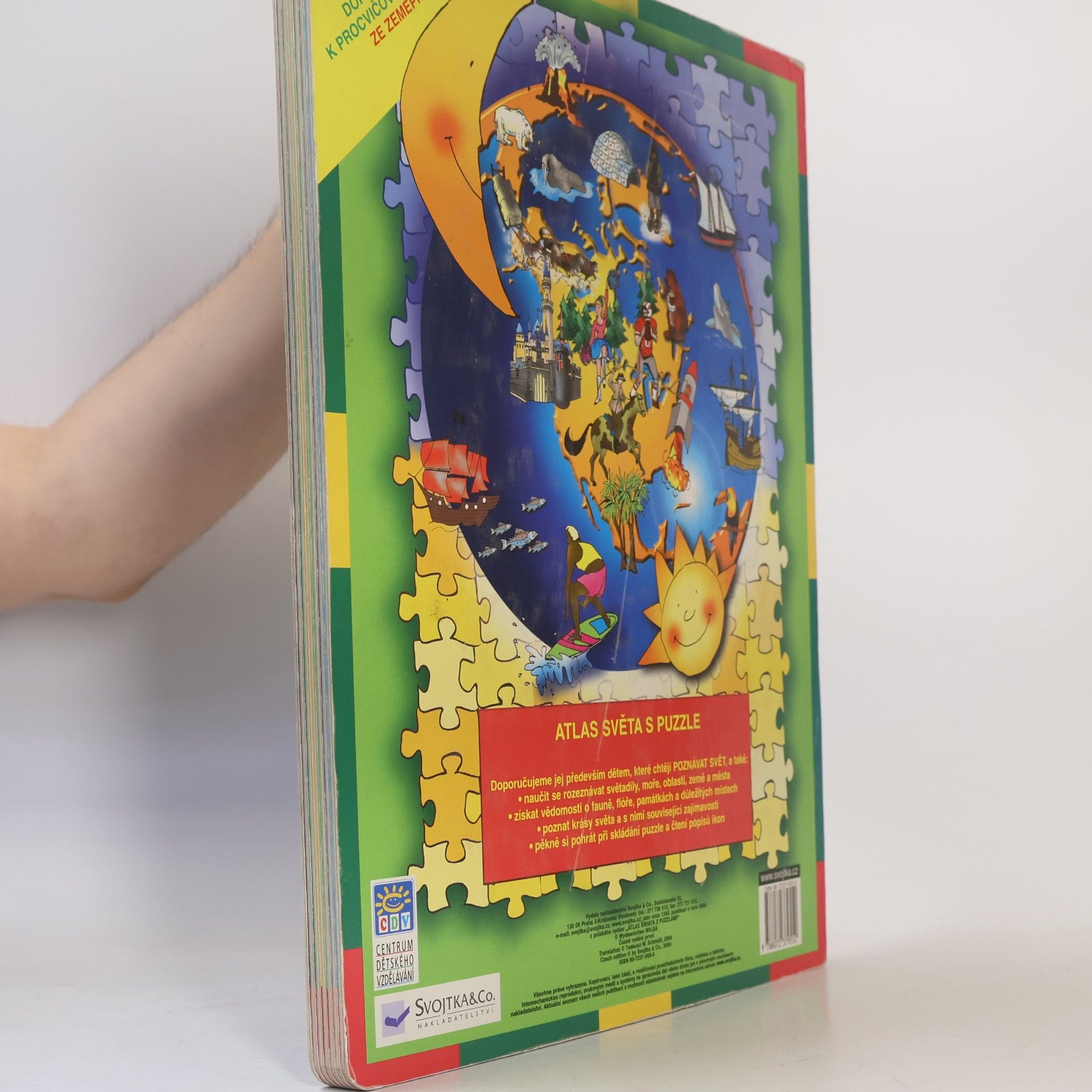 kolektiv Ilustrovaný atlas světa. 6 x puzzle