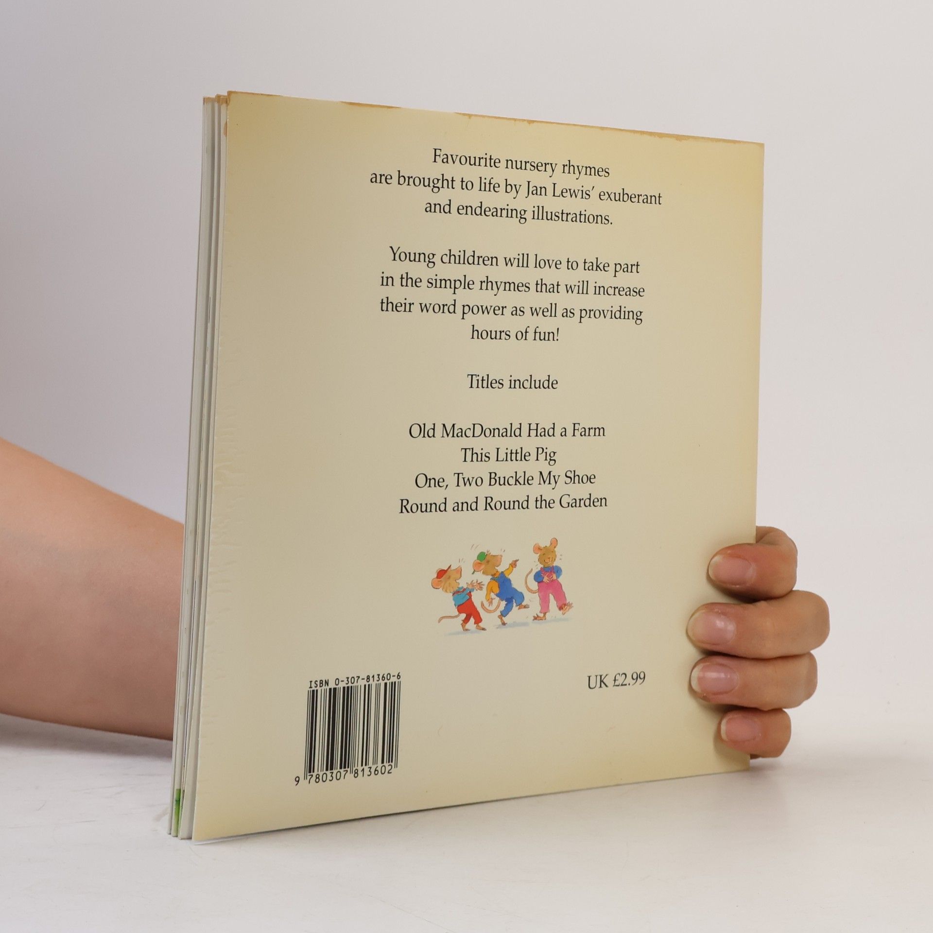 Jan Lewis Golden Books: One, Two, Buckle My Shoe