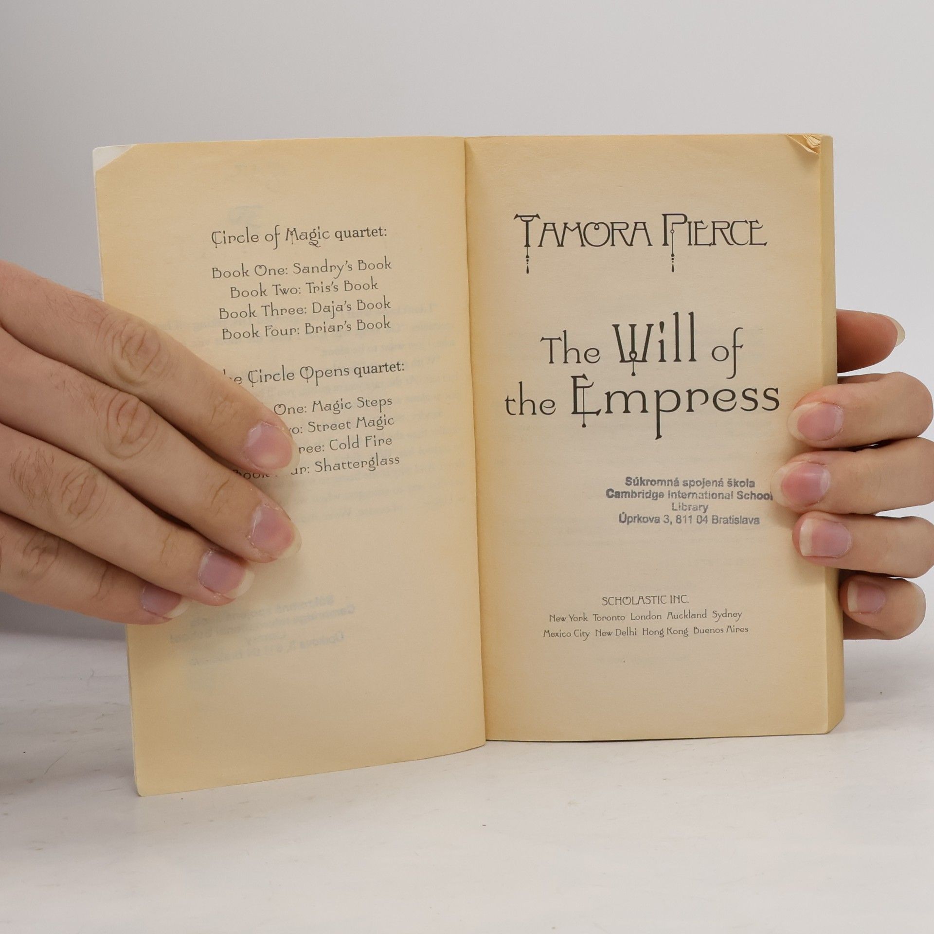 Tamora Pierce The Will of the Empress