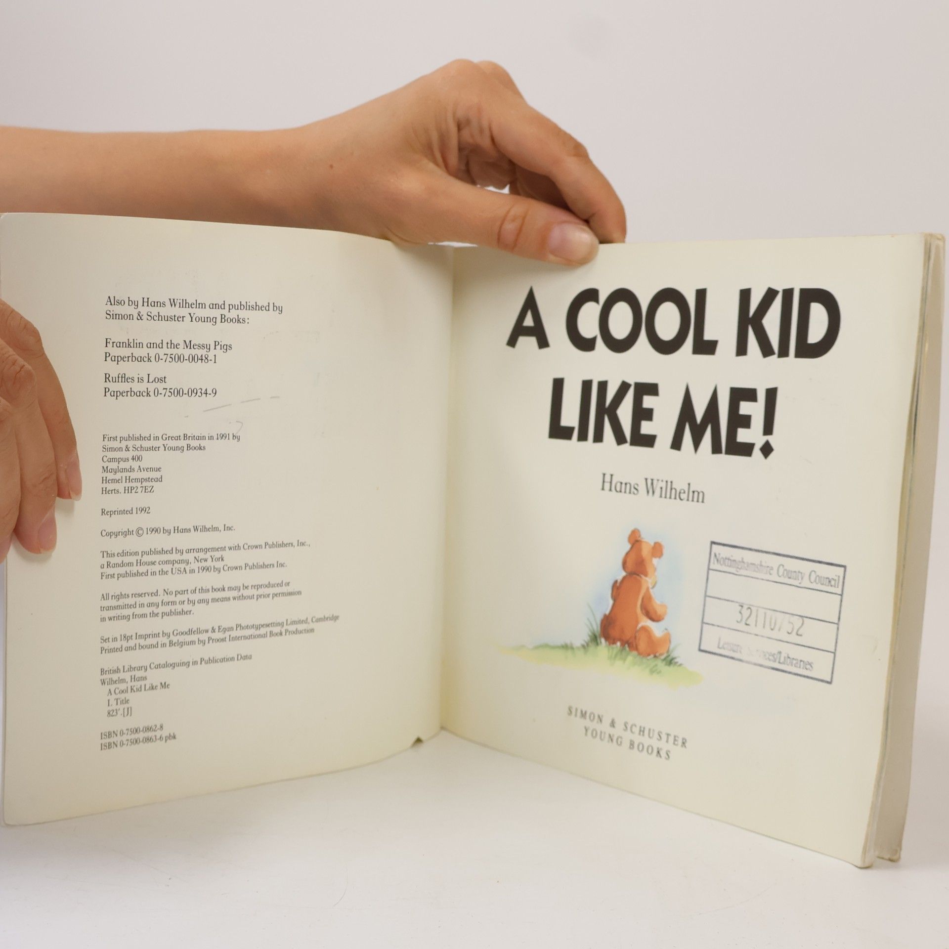 Hans Wilhelm Picture Books: Set D: A Cool Kid Like Me