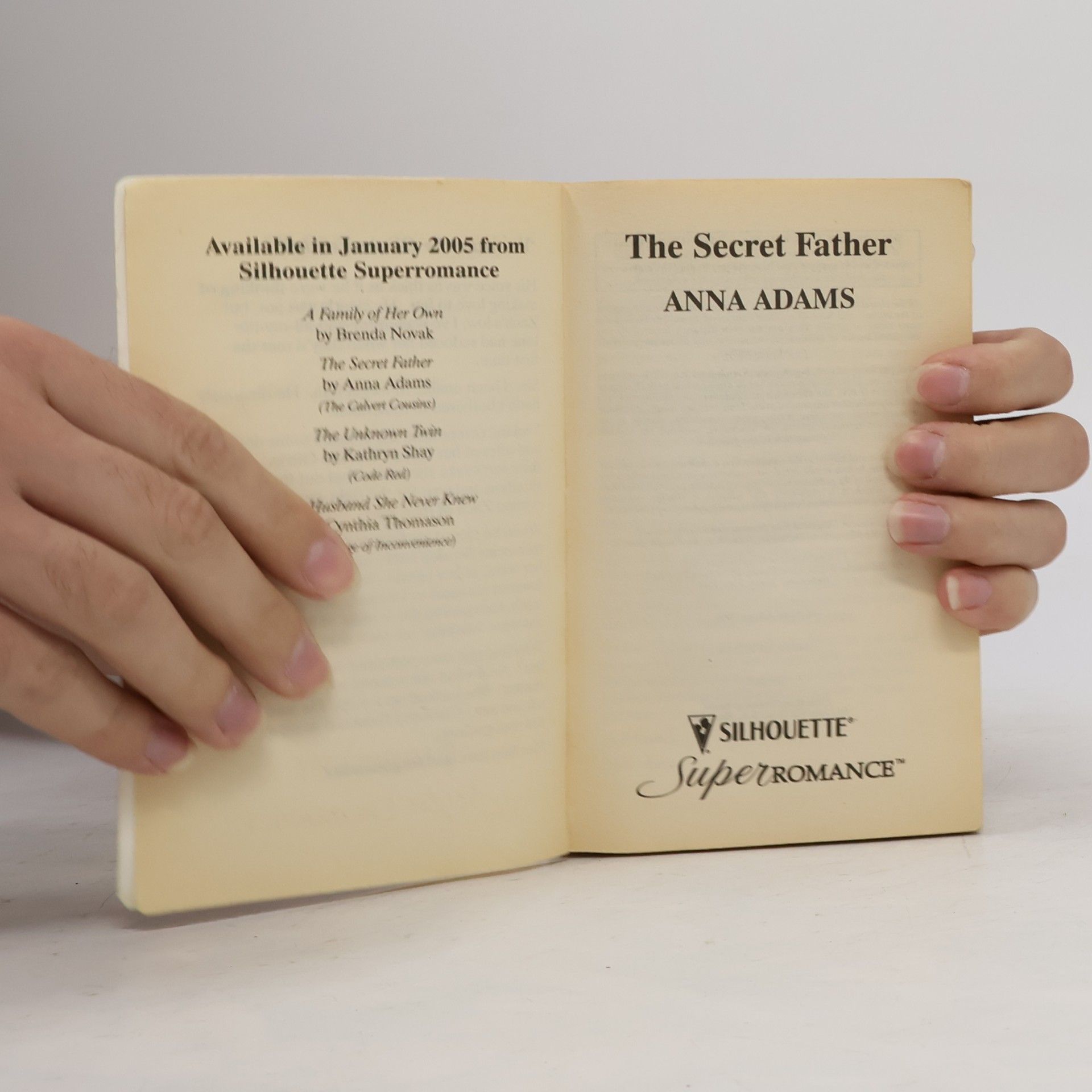 Anna Adams The Calvert Cousins - 1154: The Secret Father