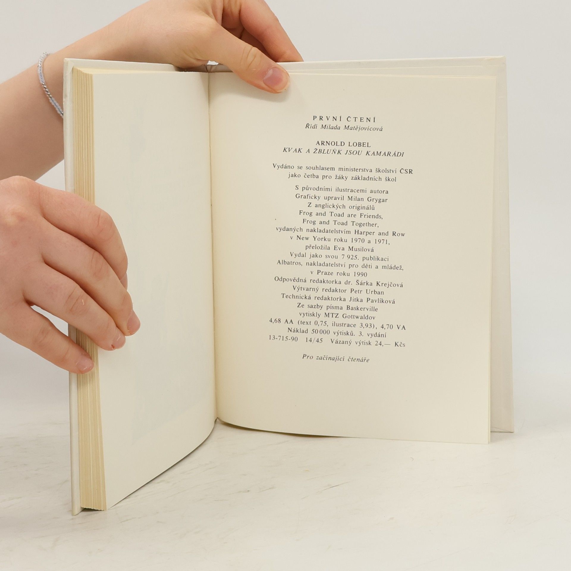Arnold Lobel Kvak a Žbluňk jsou kamarádi