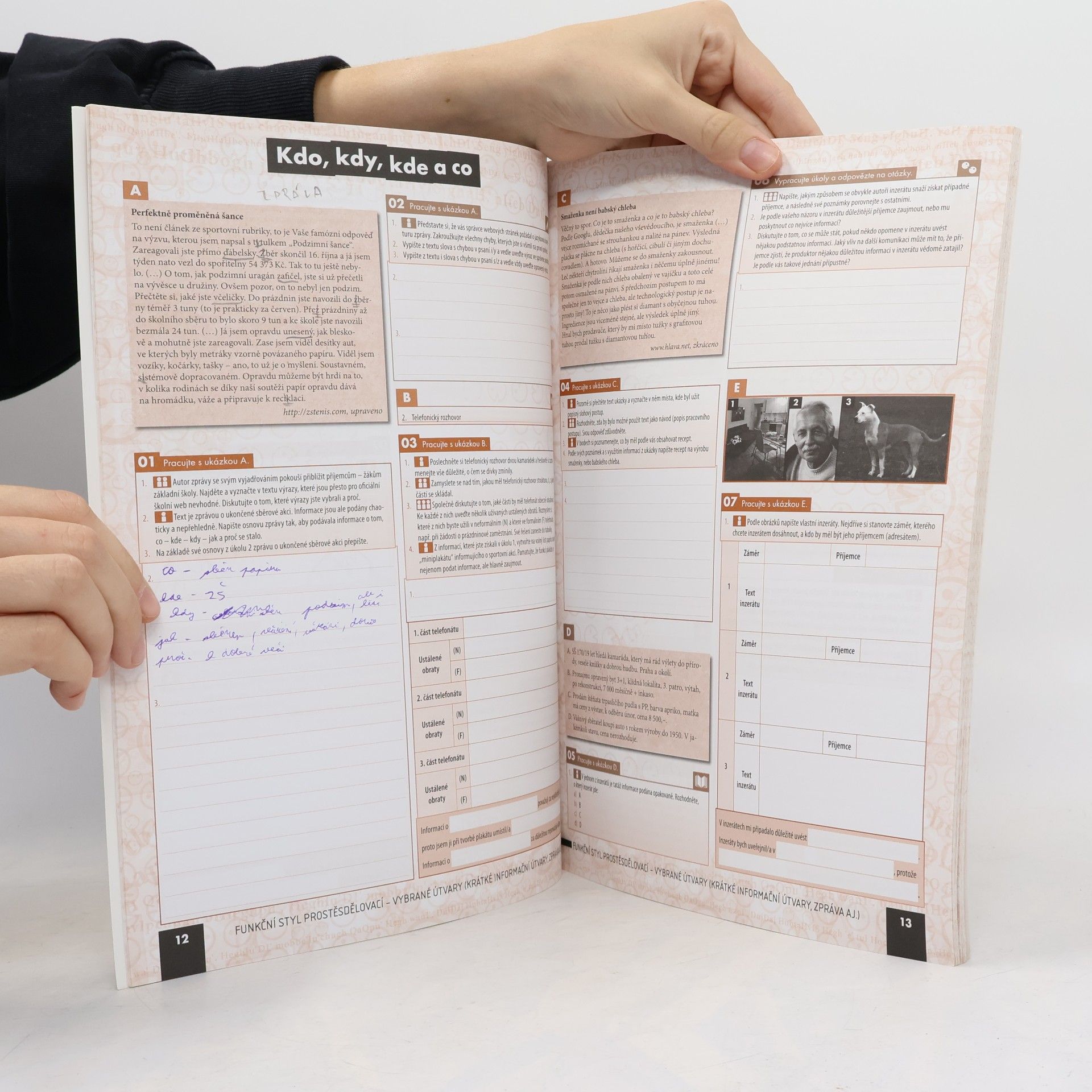 Various authors Český jazyk a komunikace pro SŠ 2. díl pracovní sešit
