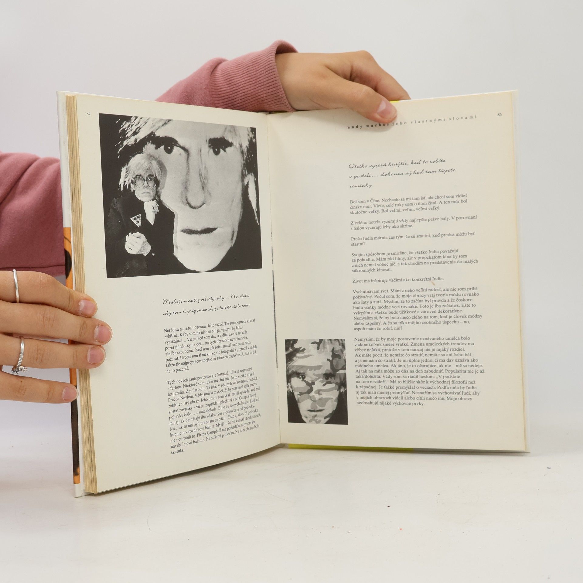 Mike Wrenn Andy Warhol - jeho vlastnými slovami