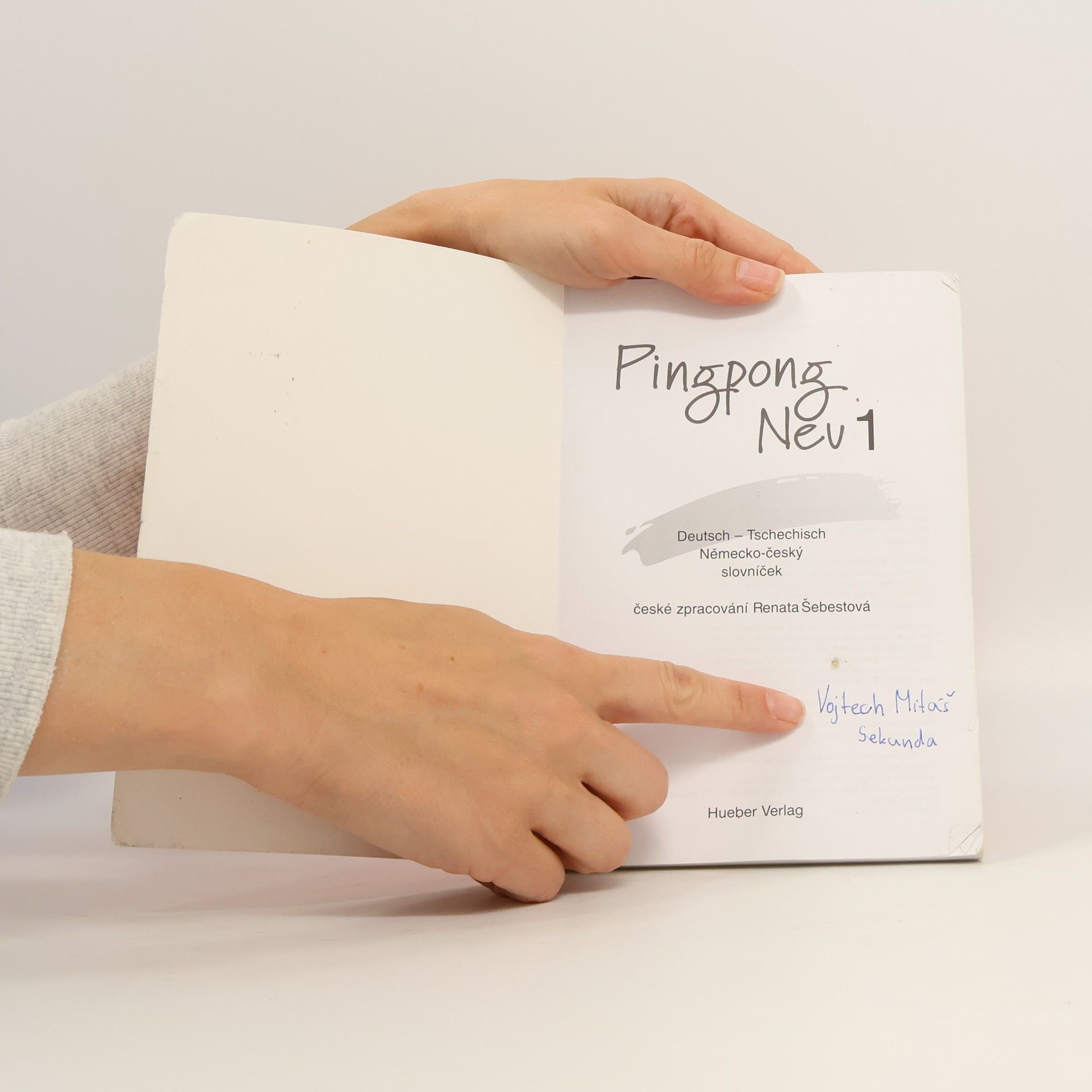 Renata Olšanská Pingpong Neu 1, Deutsch-Tschechisch. Nněmecko-český slovníček
