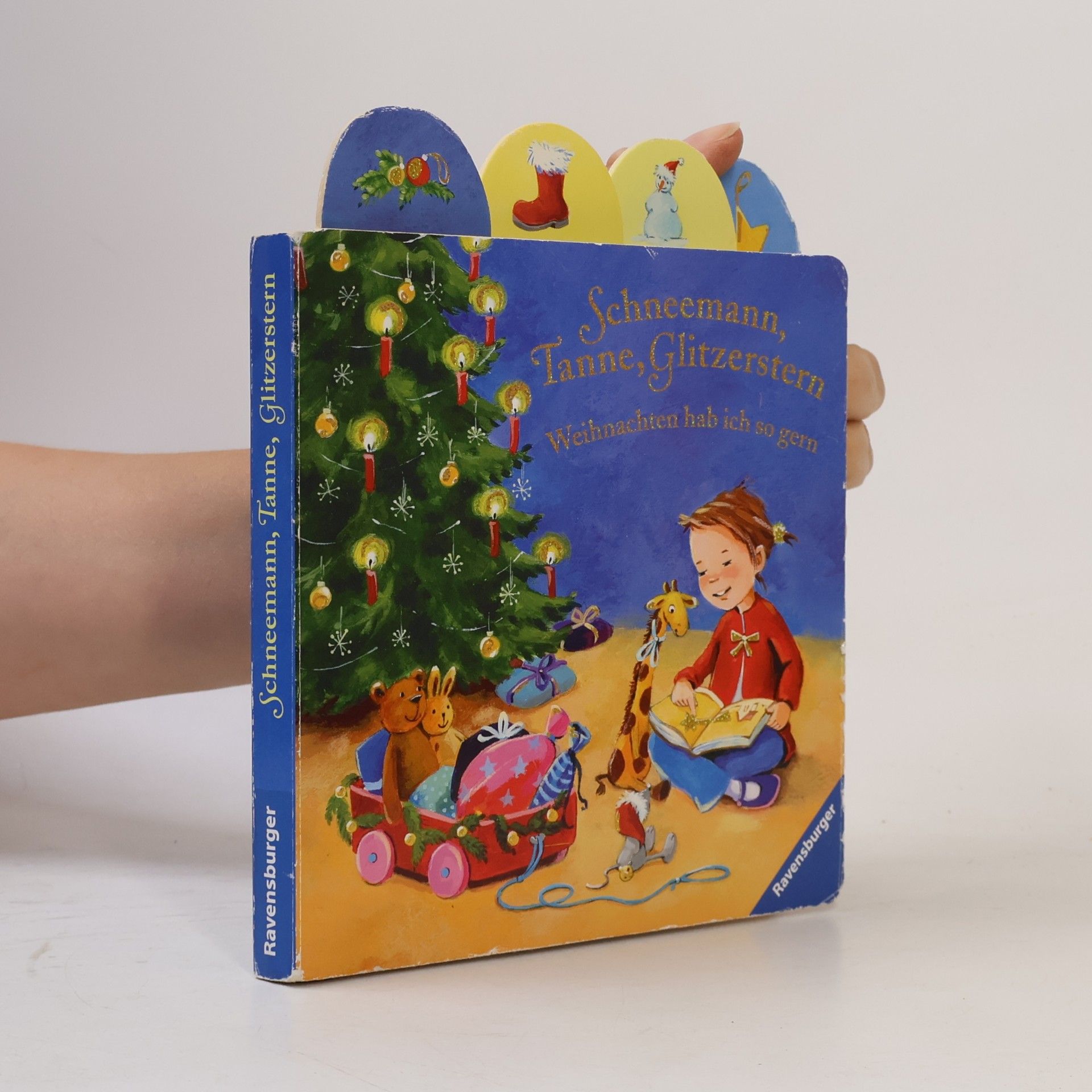 Marina Rachner Schneemann, Tanne, Glitzerstern