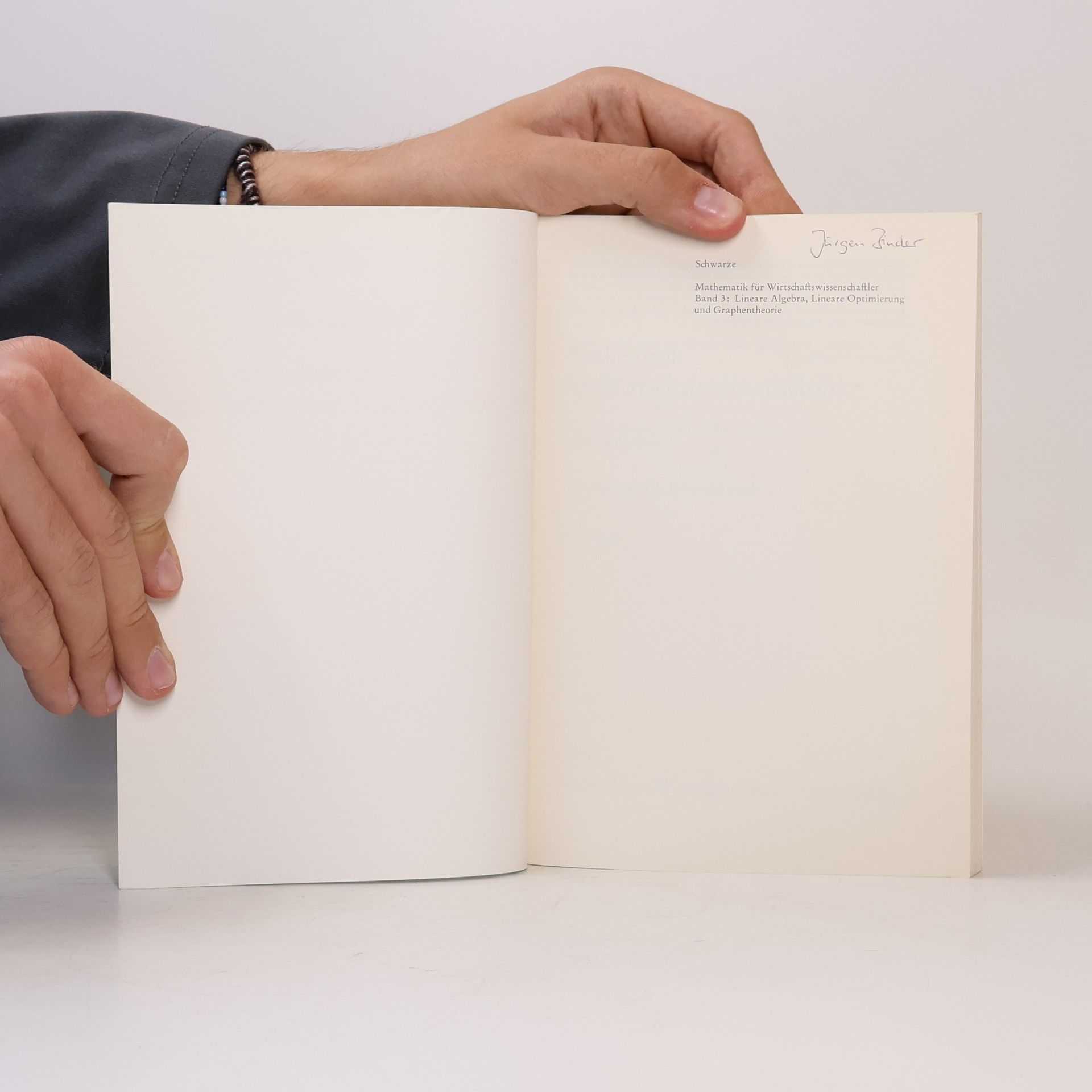Jochen Schwarze NWB-Studienbücher - 3: Mathematik für Wirtschaftswissenschaftler