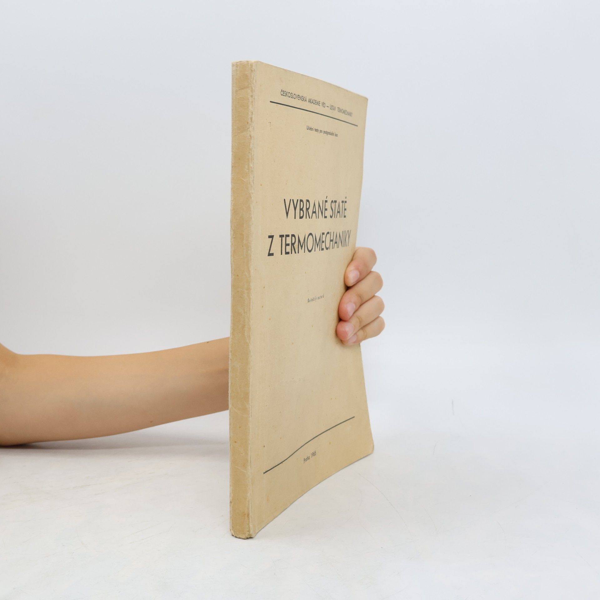 Various authors Vybrané statě z termomechaniky
