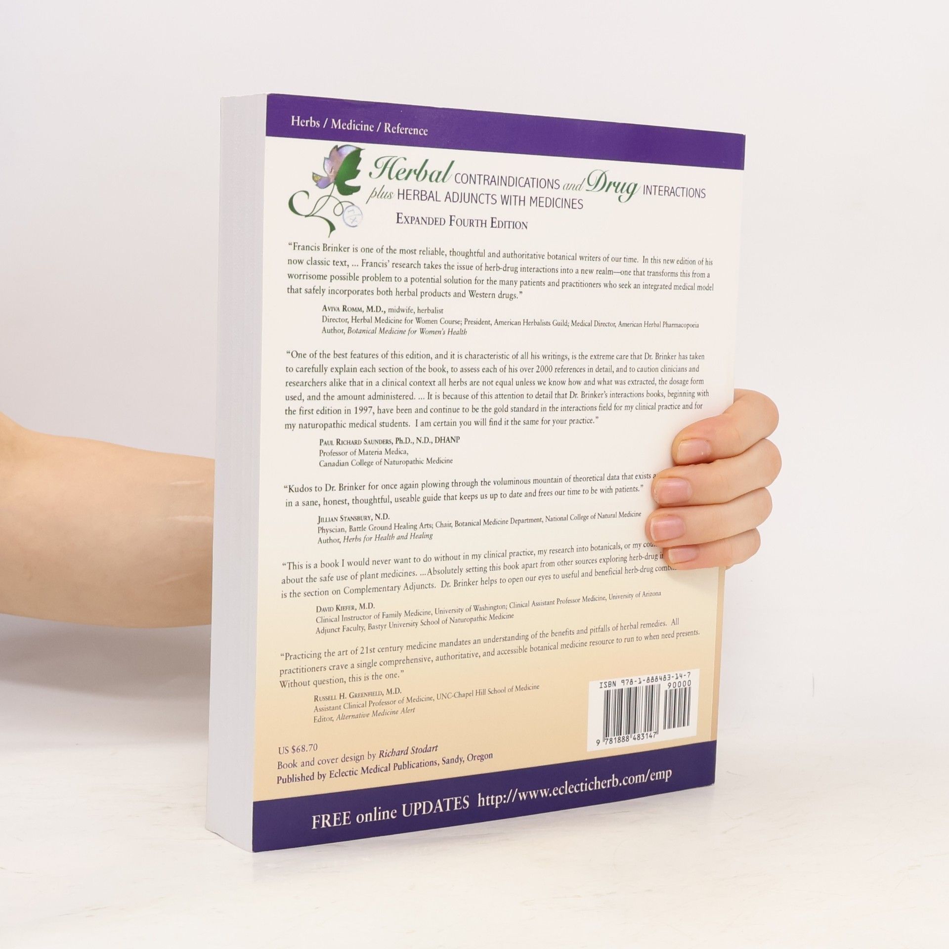 Francis J. Brinker Herbal Contraindications and Drug Interactions