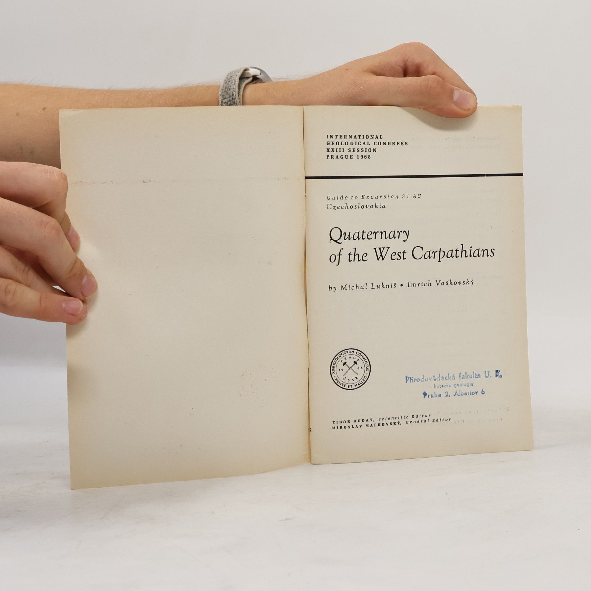 AA.VV. Quaternary of the West Carpathians