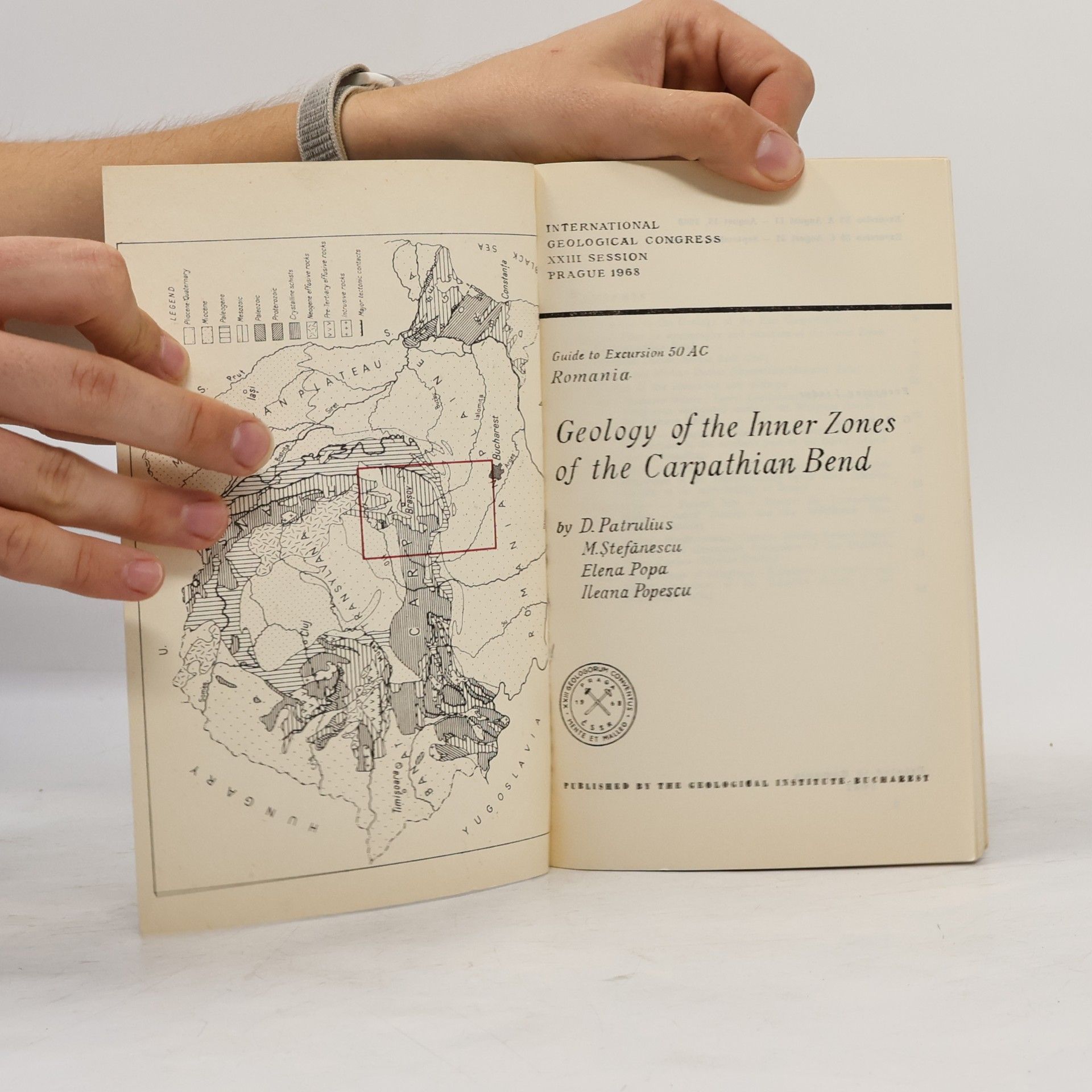 D. Patrulius Geology of the Inner Zones of the Carpathian Bend