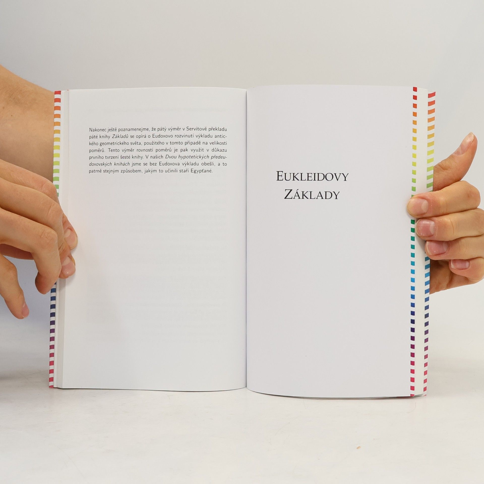Eukleides Základy: Knihy V-VI