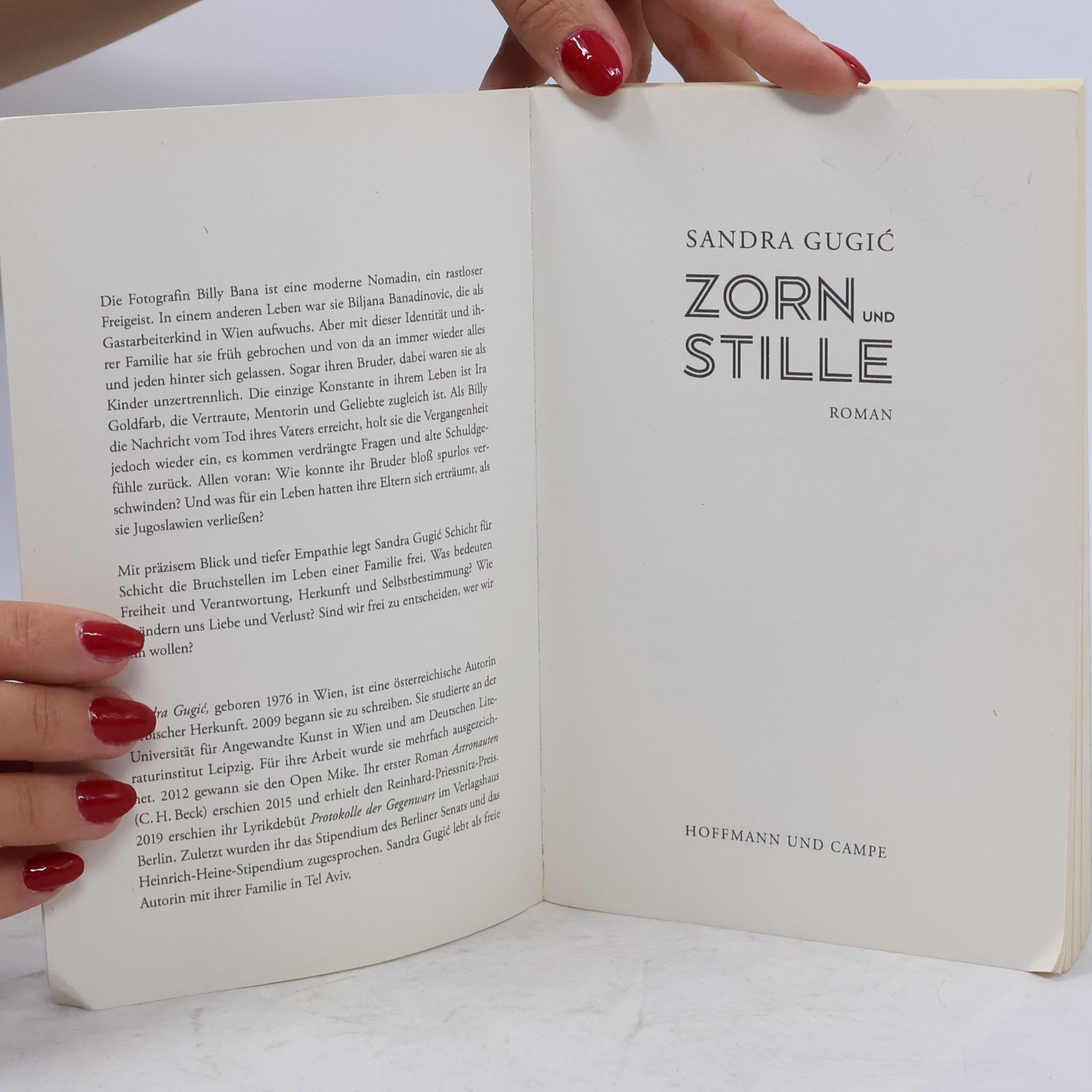 Sandra Gugić Zorn und Stille