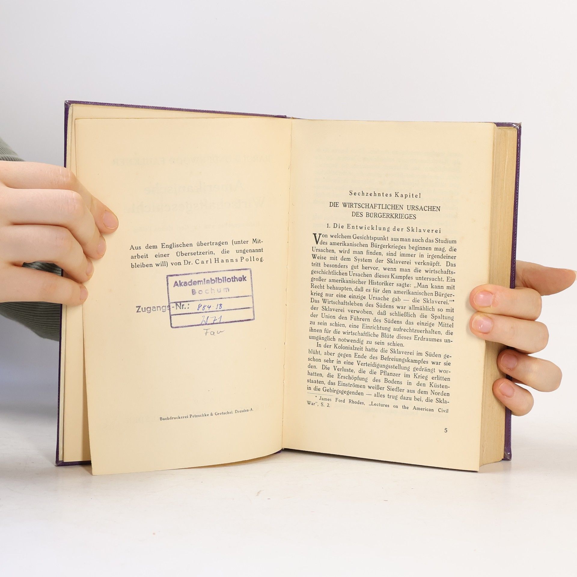 Harold Underwood Faulkner Amerikanische Wirtschaftsgeschichte