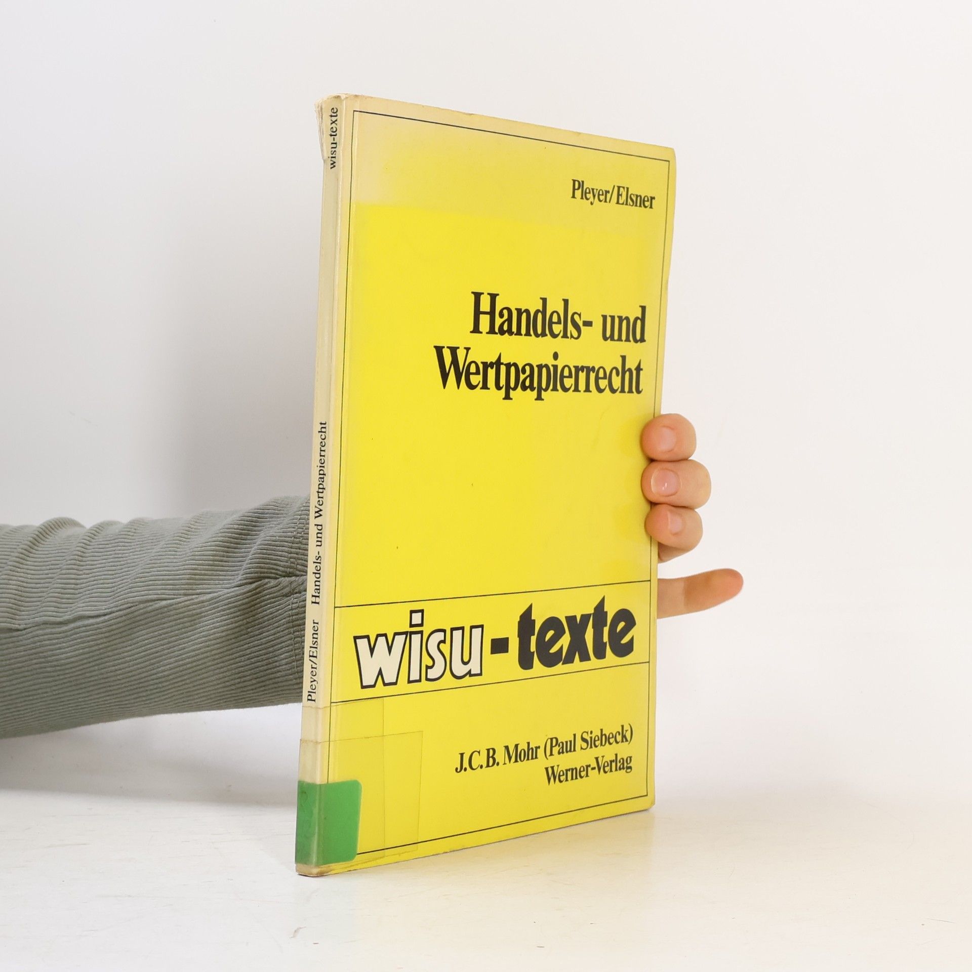 Ben Elsner wisu-texte: Handels- und Wertpapierrecht
