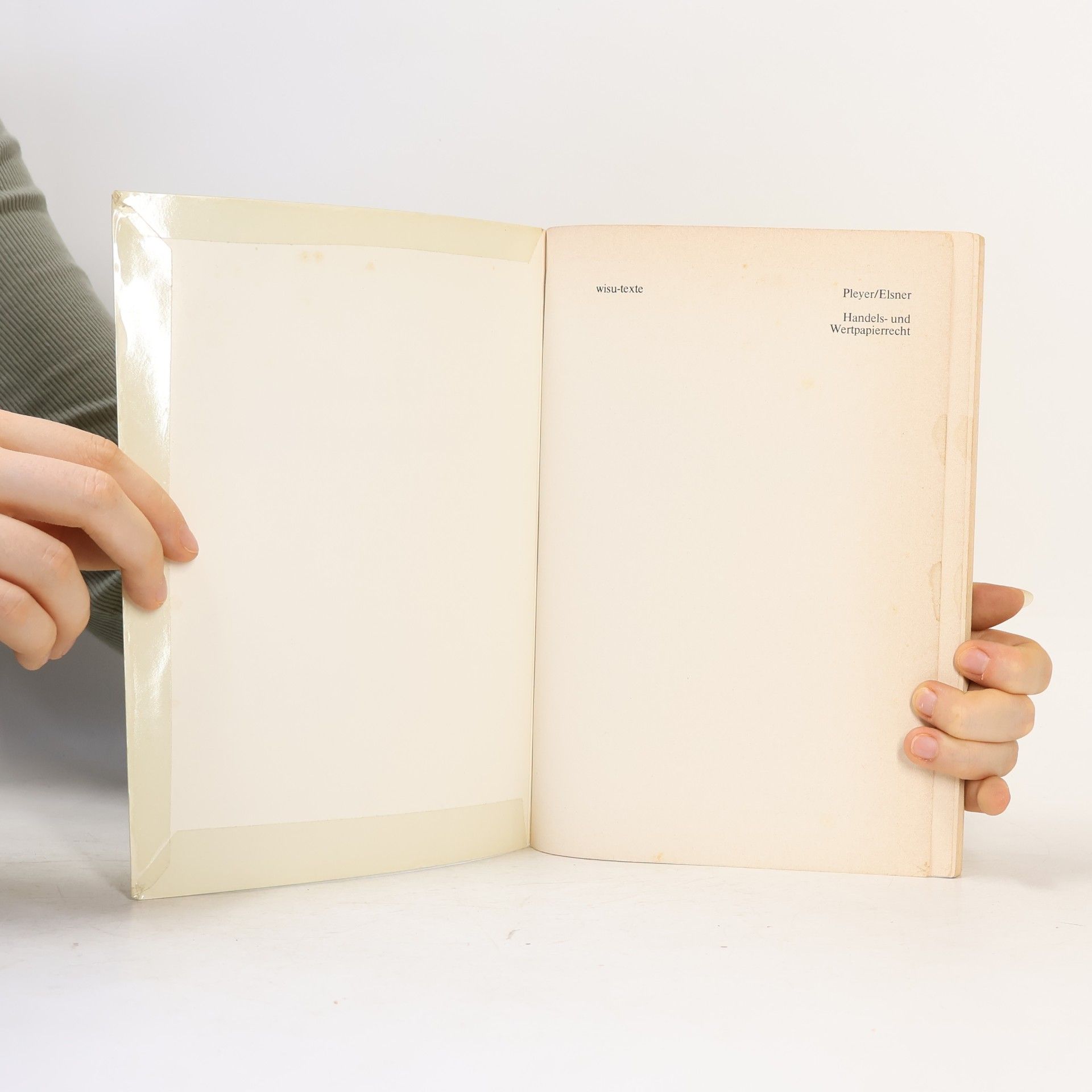 Klemens Pleyer wisu-texte: Handels- und Wertpapierrecht
