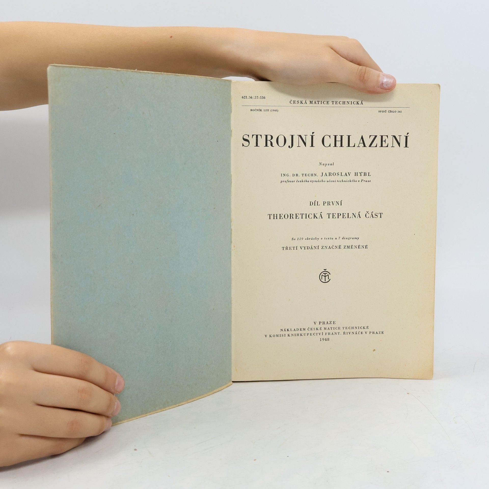 Various authors Strojní chlazení. Díl 1. Theoretická tepelná část