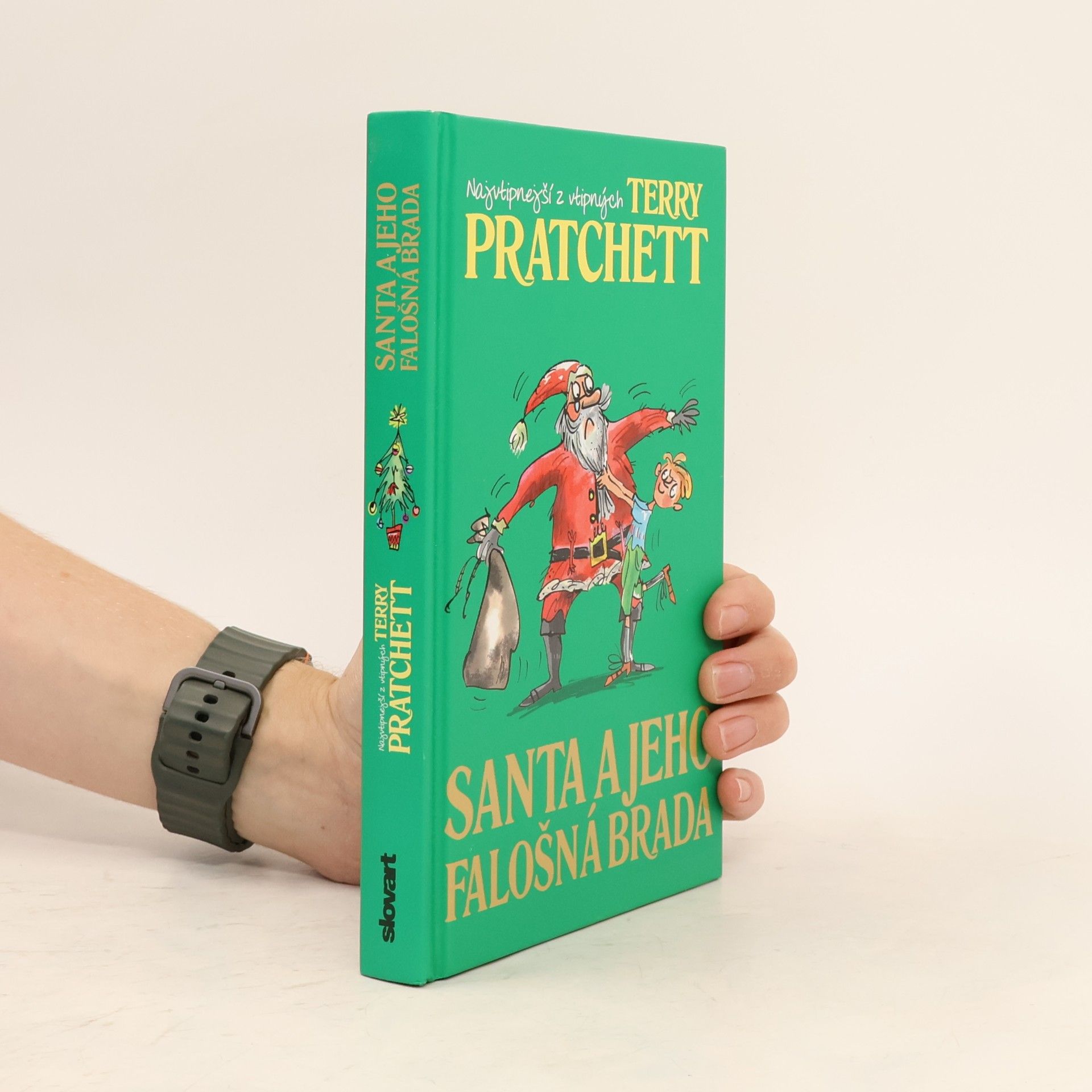 Terry Pratchett Santa a jeho falošná brada