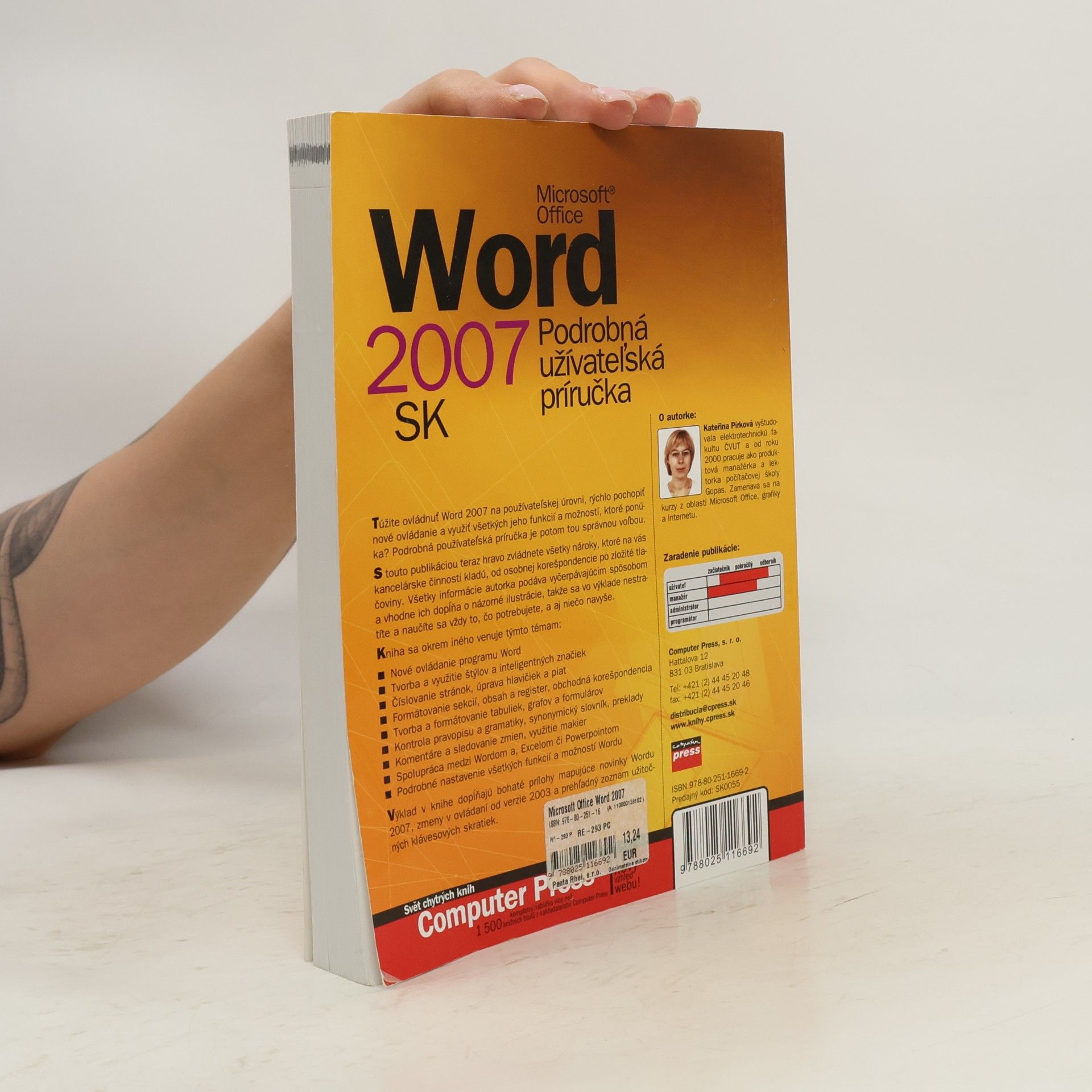 Kateřina Pírková Microsoft Office Word 2007 SK : podrobná užívateľská príručka