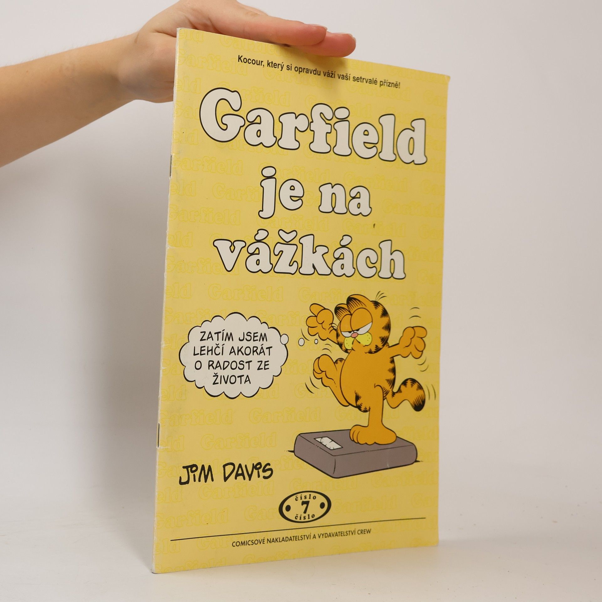 Jim Davis Garfield je na vážkách