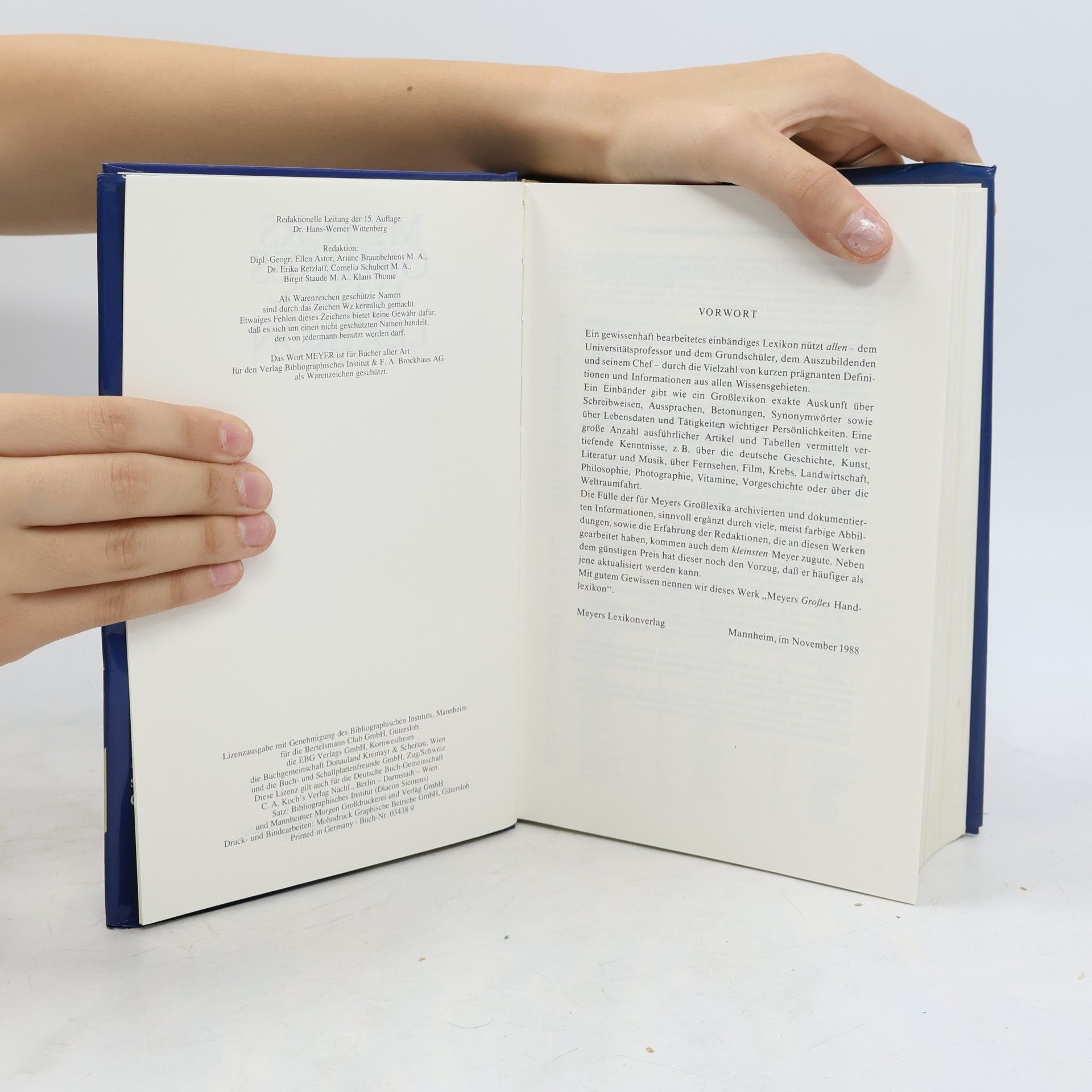 Autorenkollektiv Meyers Grosses Handlexikon von A bis Z