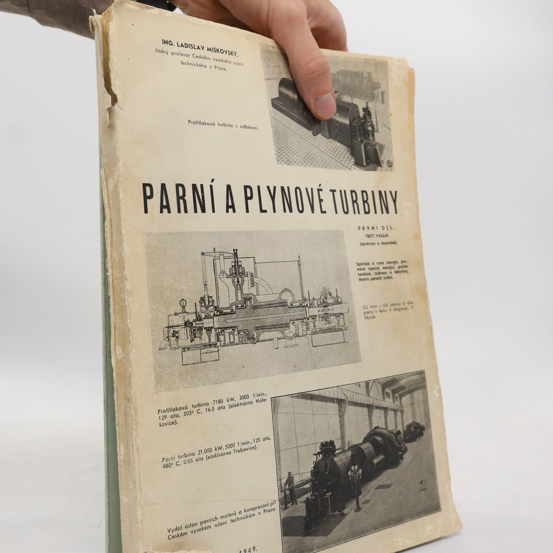 Ladislav Miškovský Parní a plynové turbiny. RPvní díl