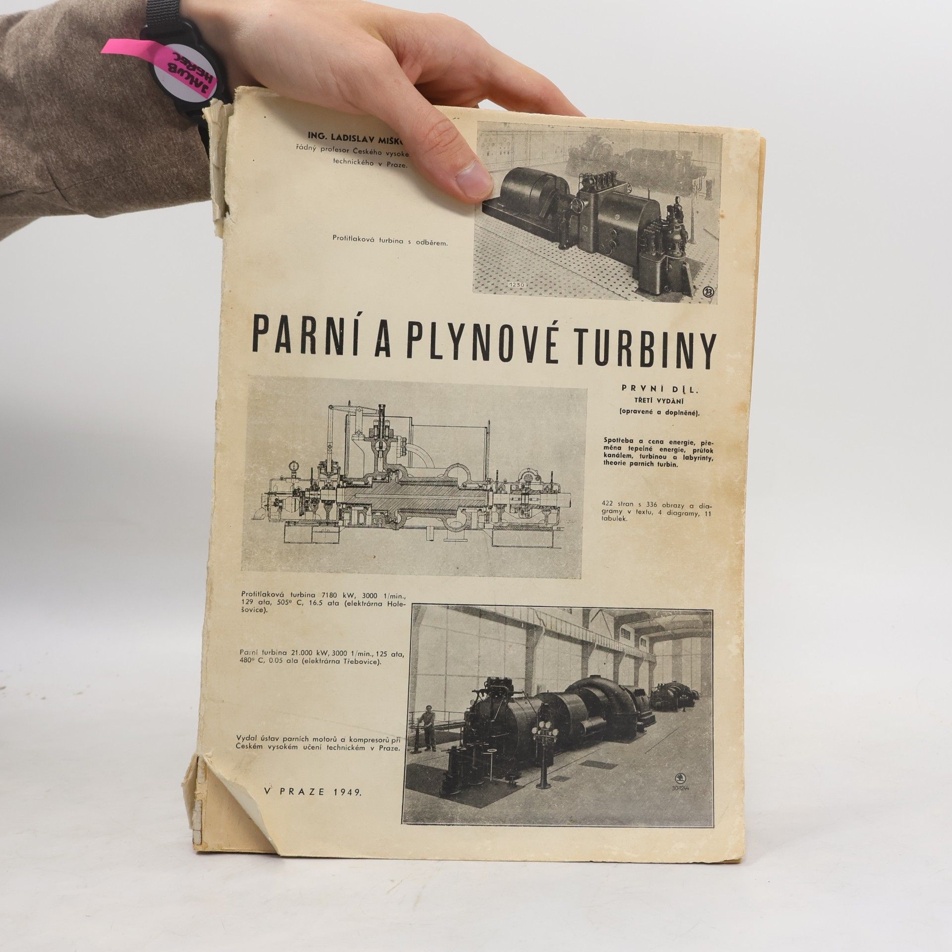 Ladislav Miškovský Parní a plynové turbiny. RPvní díl