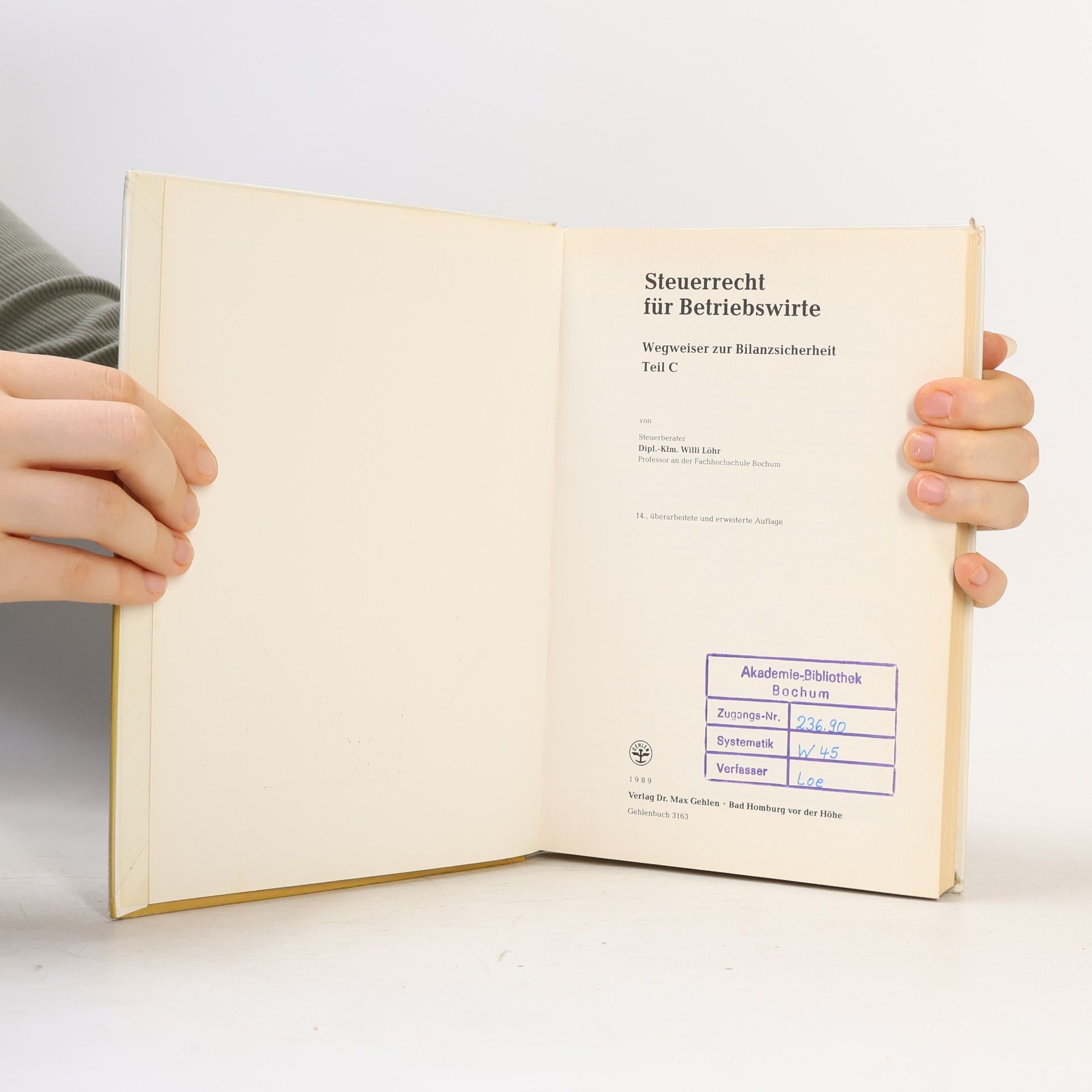 Various authors Steuerrecht für Betriebswirte