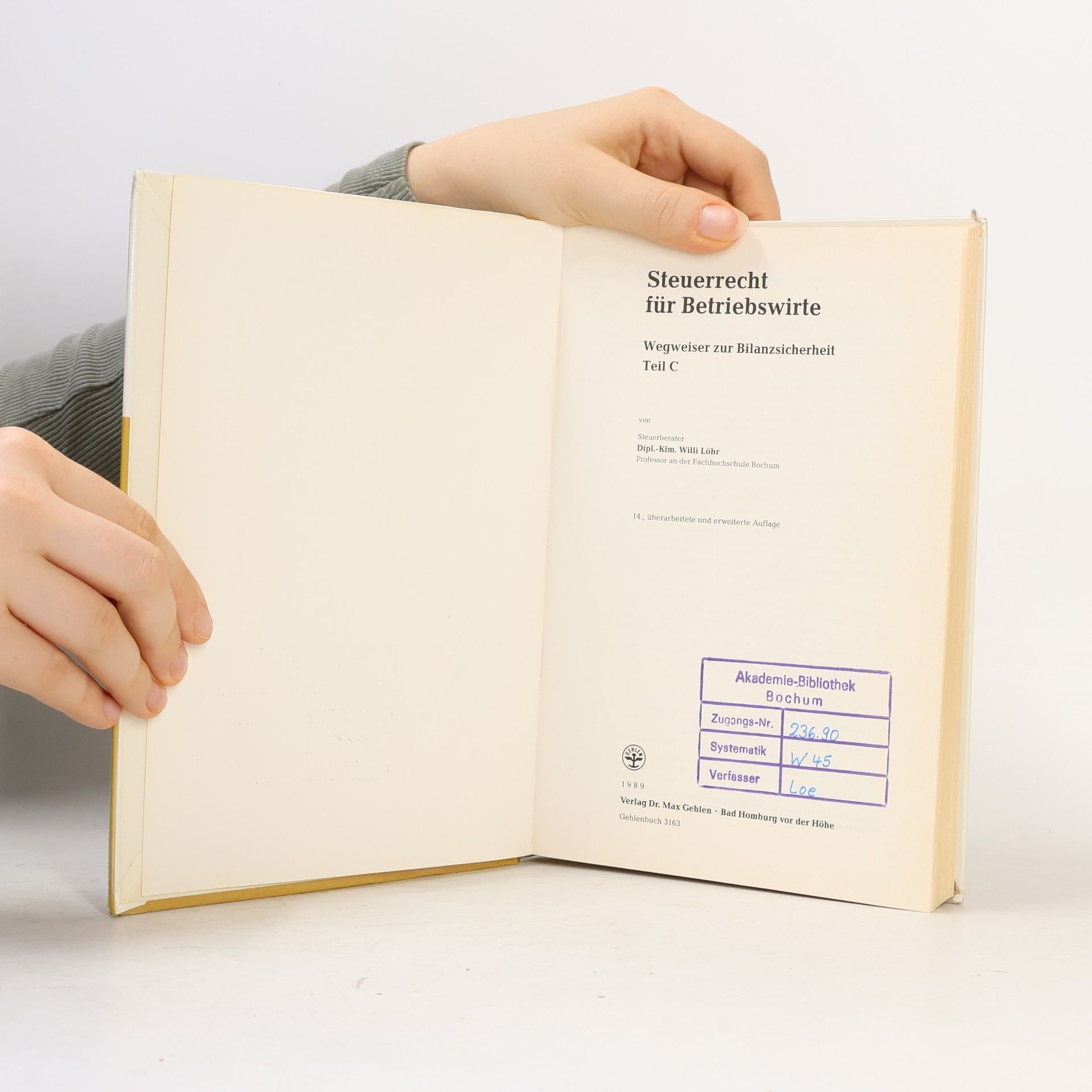 Various authors Steuerrecht für Betriebswirte