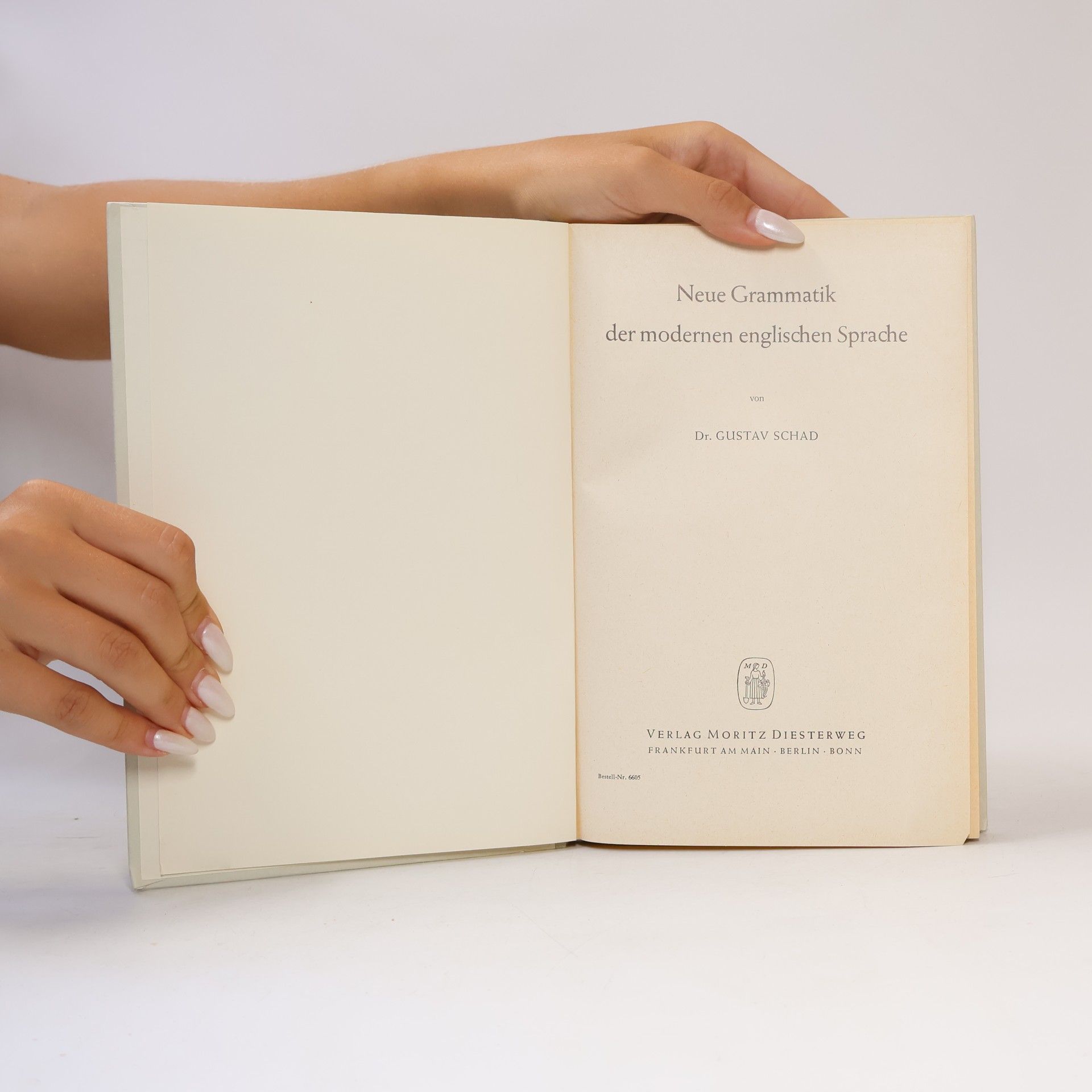 Gustav Schad Neue Grammatik der modernen englischen Sprache