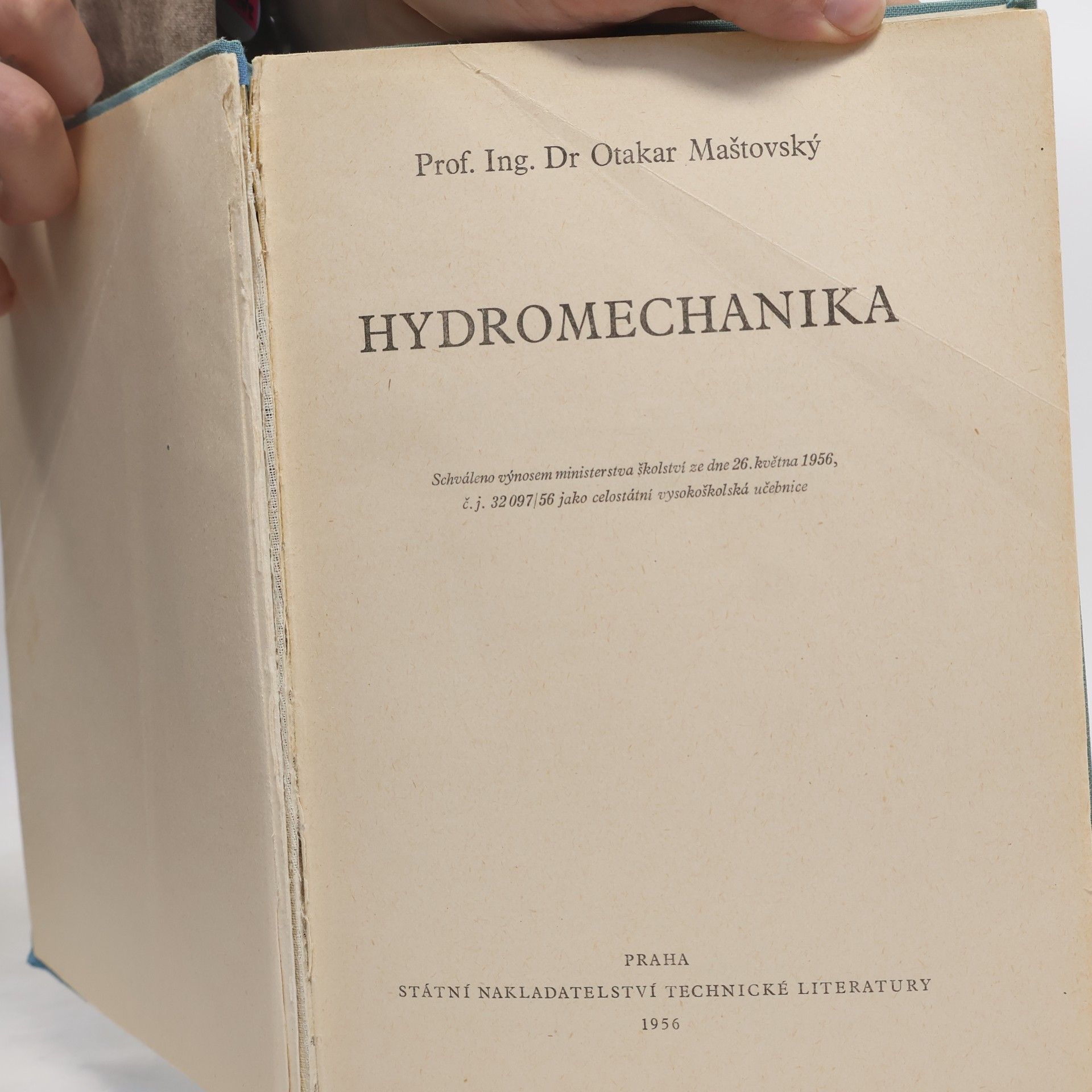 Maštovský Otakar Hydromechanika pro strojní inženýry