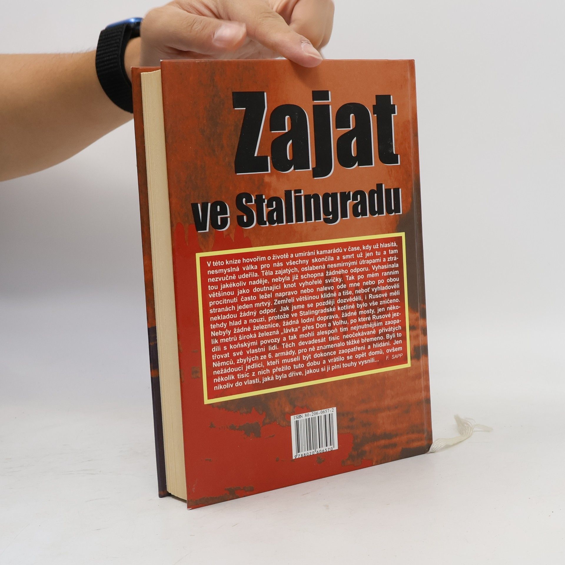 Franz Sapp Zajat ve Stalingradu. Dramatický osud německého vojáka 1943-1946