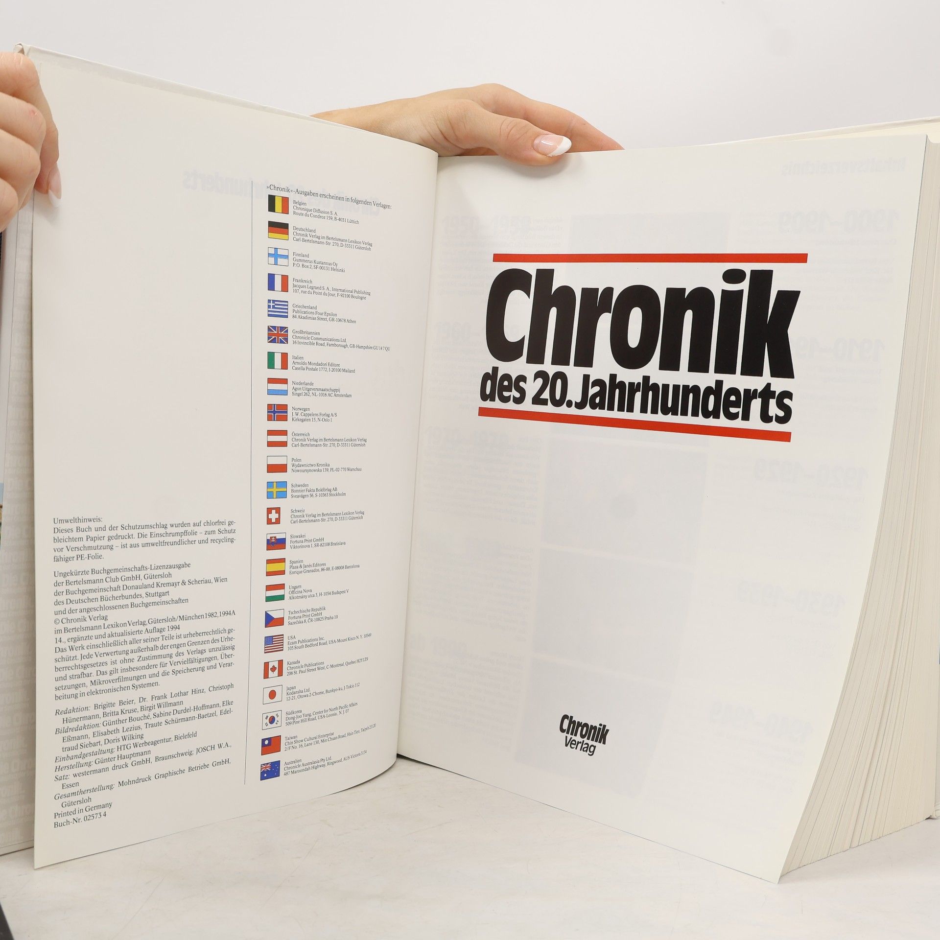Autorenkollektiv Chronik des 20. Jahrhunderts