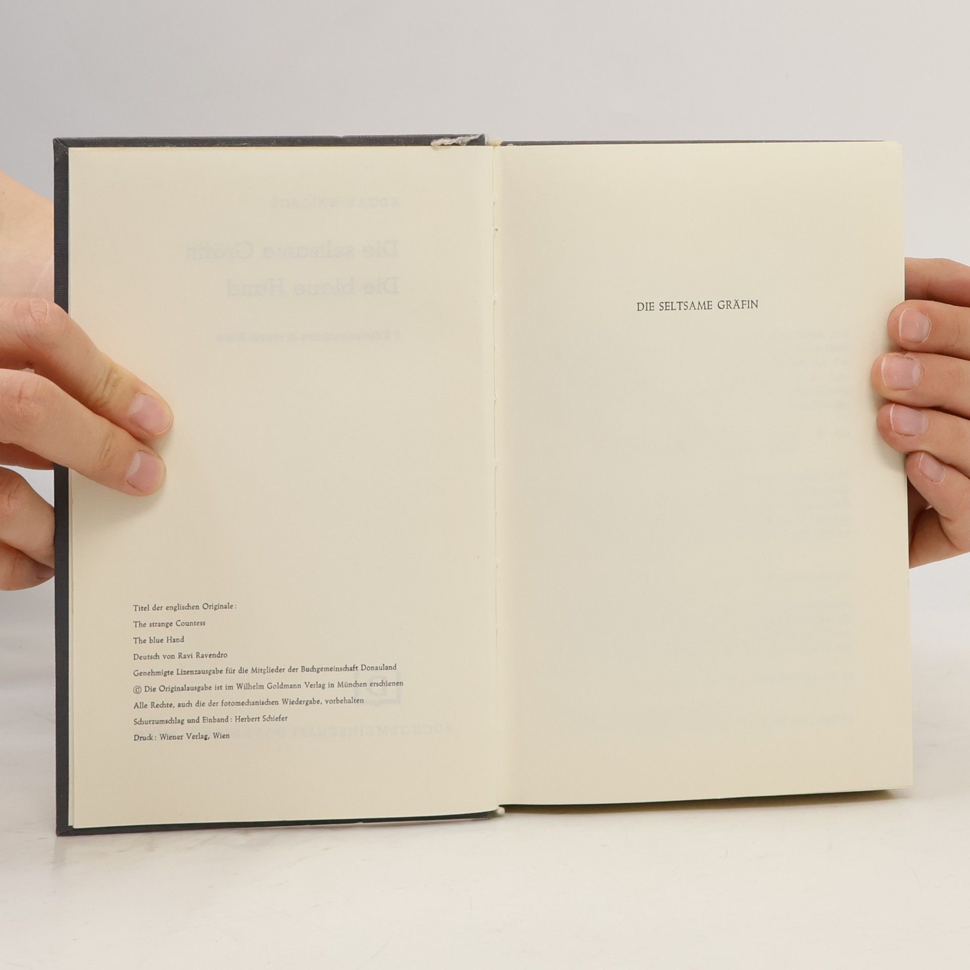 Edgar Wallace Die seltsame Gräfin. Die blaue Hand