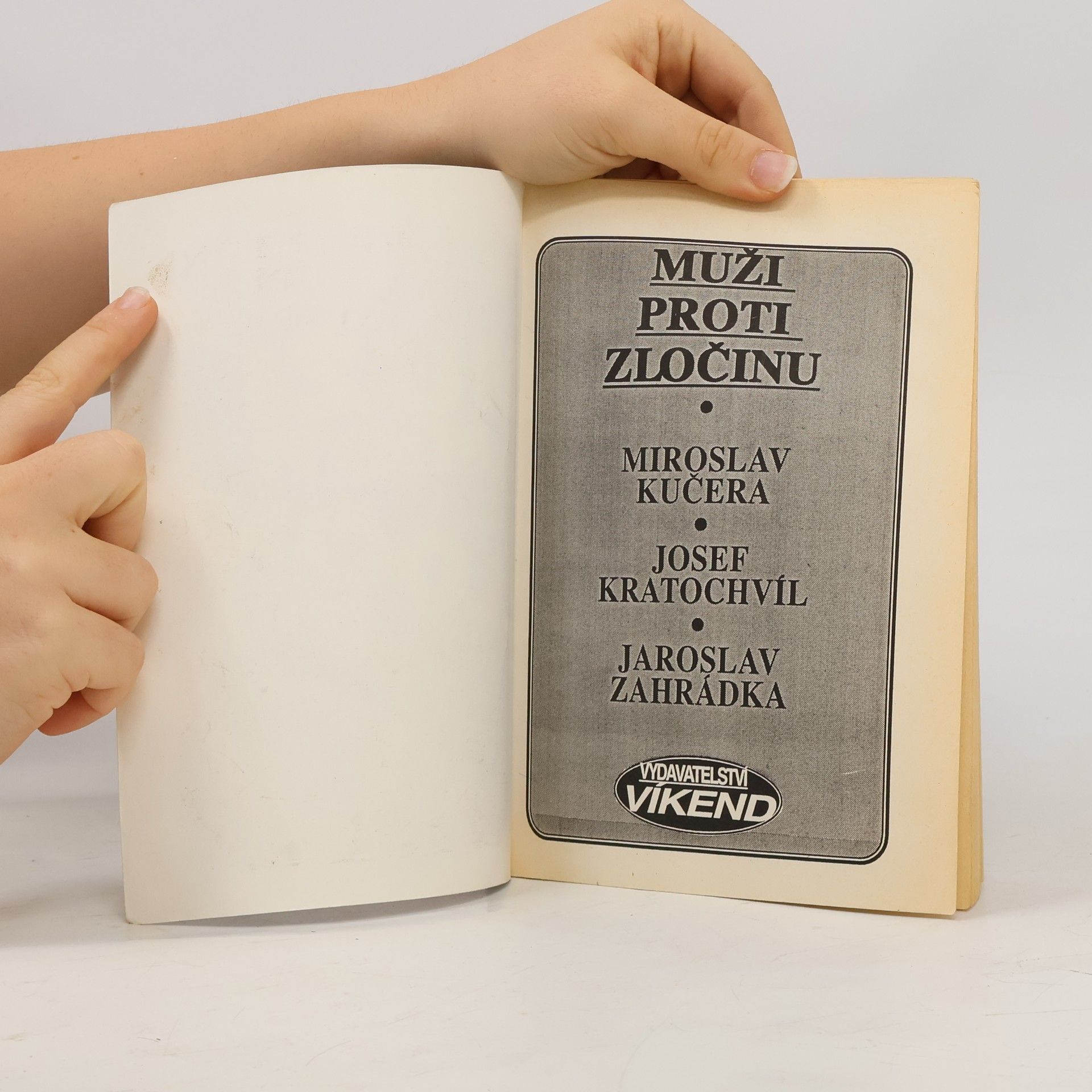Jaroslav Zahrádka Muži proti zločinu