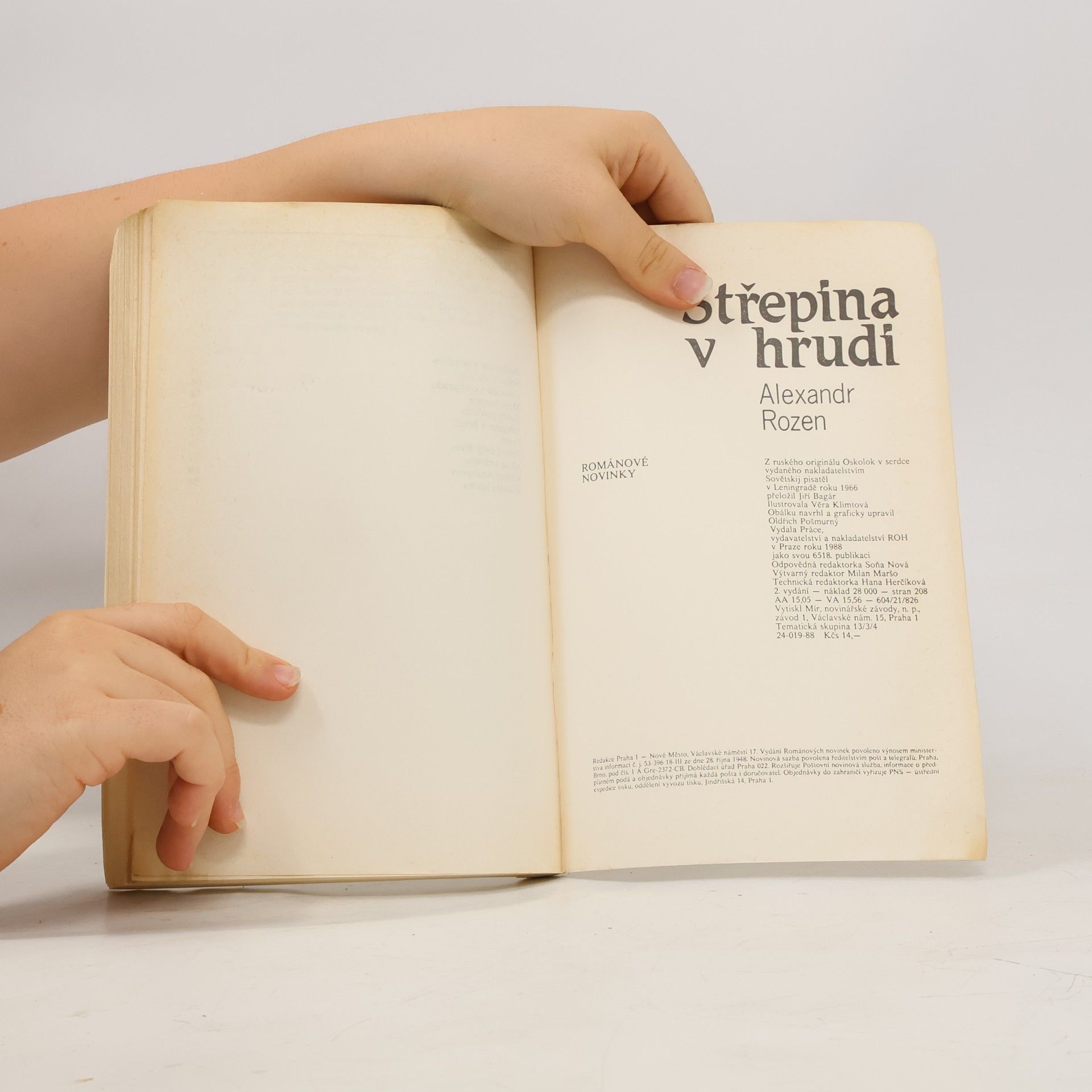 Aleksandr Germanovič Rozen Střepina v hrudi