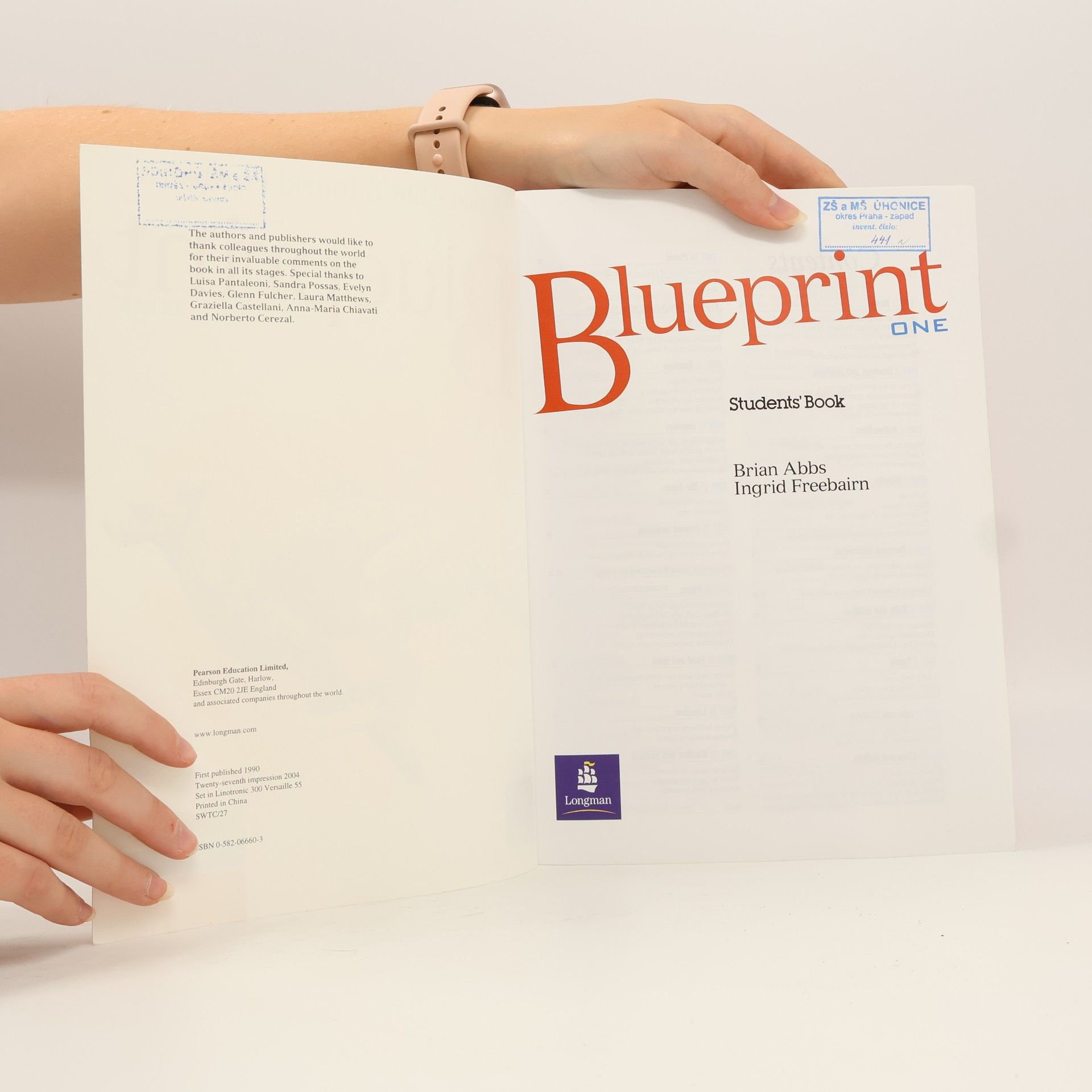 Brian Abbs Blueprint One. Students' Book